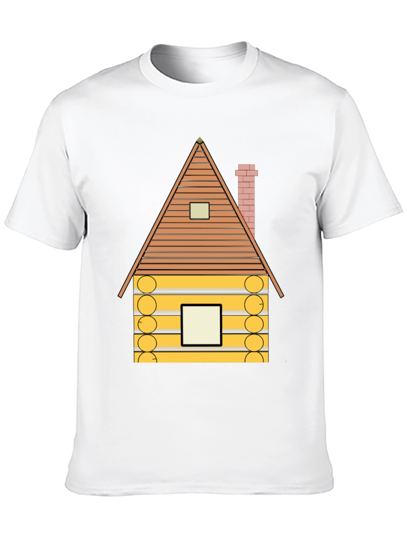 Log Cabin Graphic Tee - Cozy Style