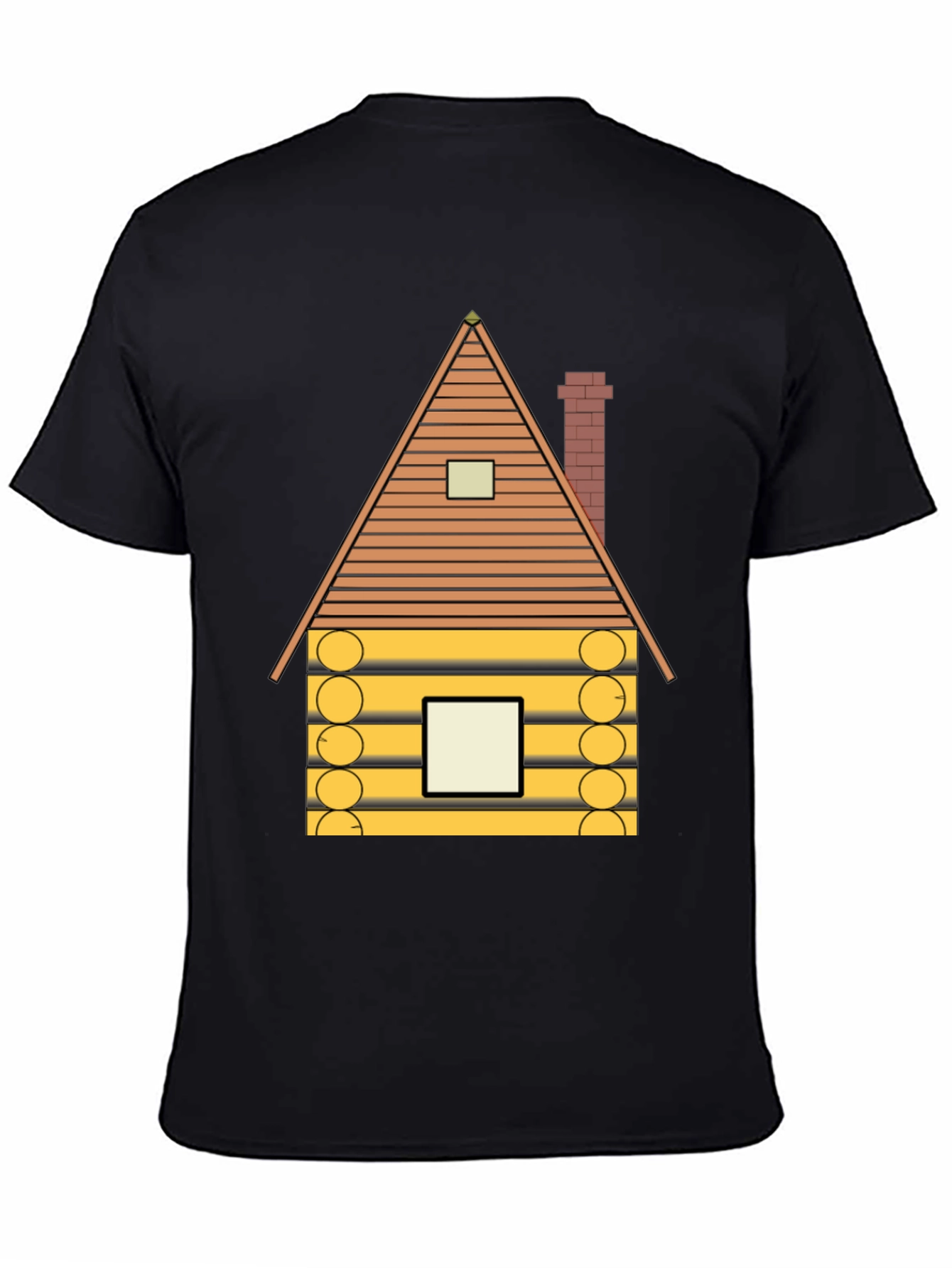 Log Cabin Graphic Tee - Cozy Style