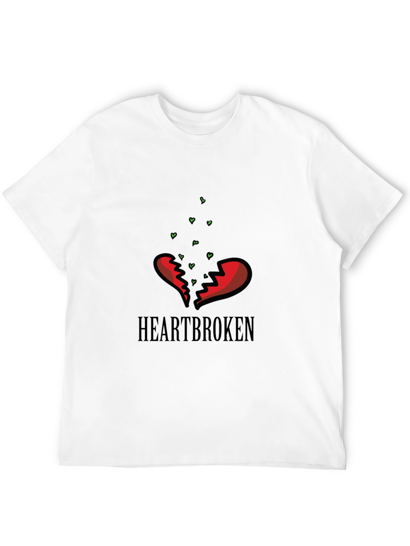 Heartbroken Graphic T-Shirt - Express Your Feelings