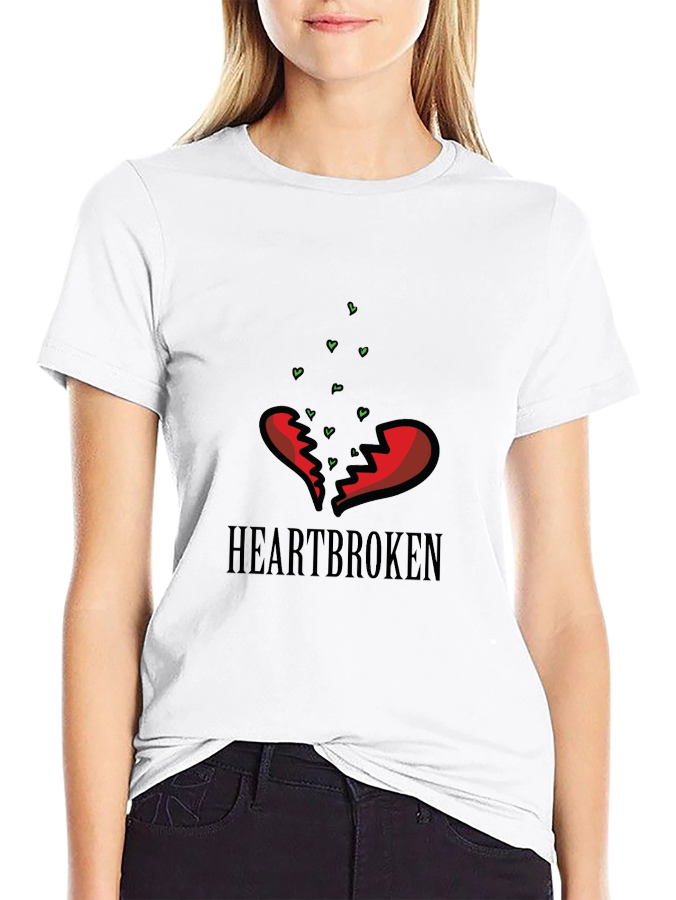 Heartbroken Graphic T-Shirt - Express Your Feelings