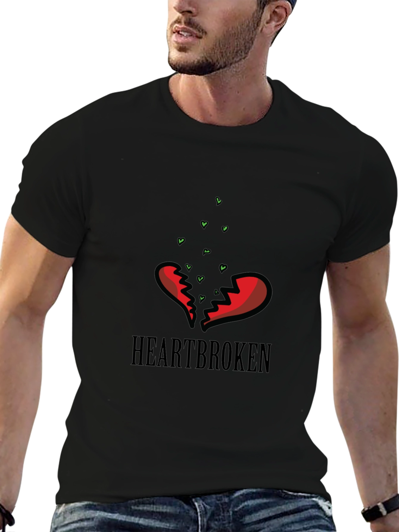 Heartbroken Graphic T-Shirt - Express Your Feelings