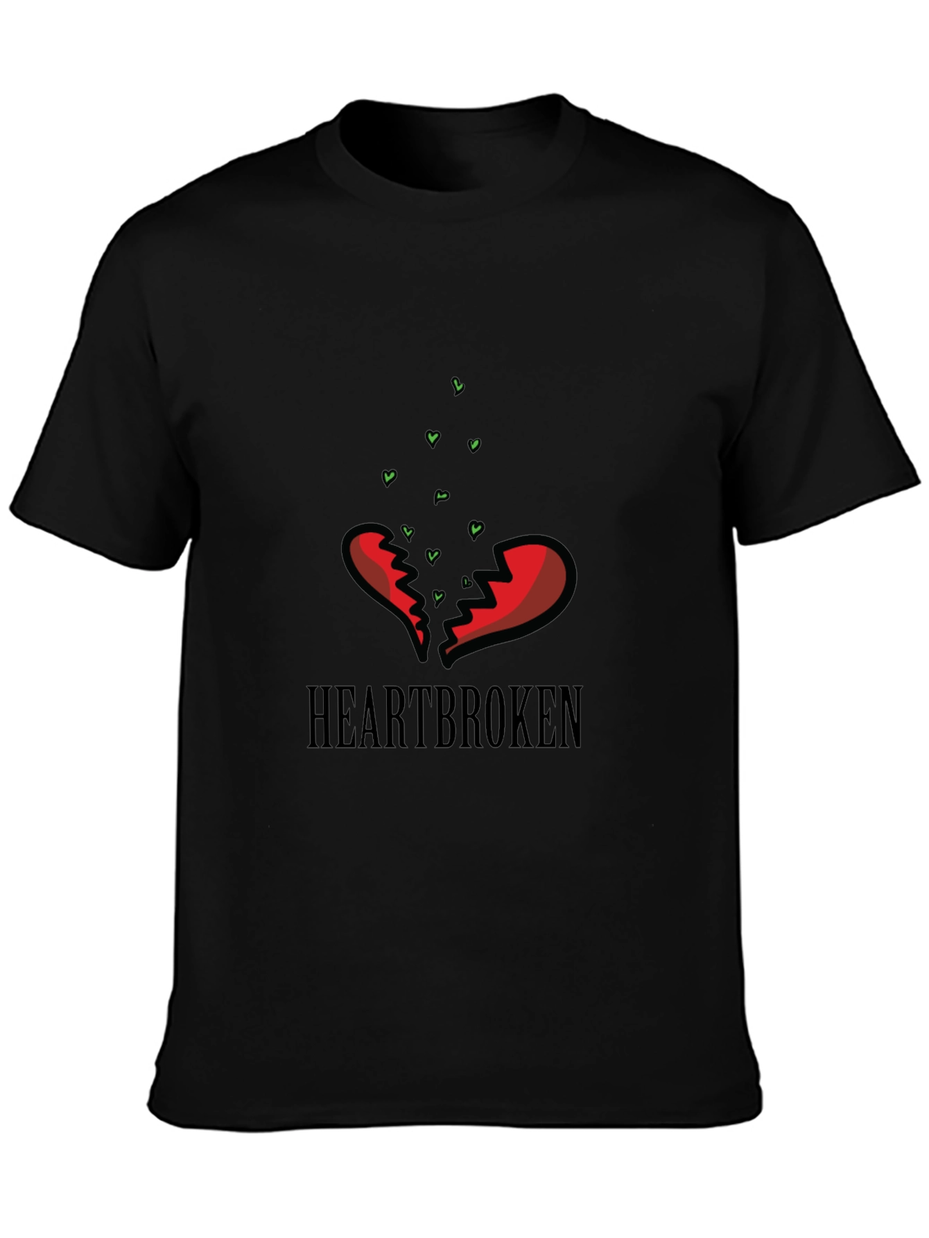 Heartbroken Graphic T-Shirt - Express Your Feelings