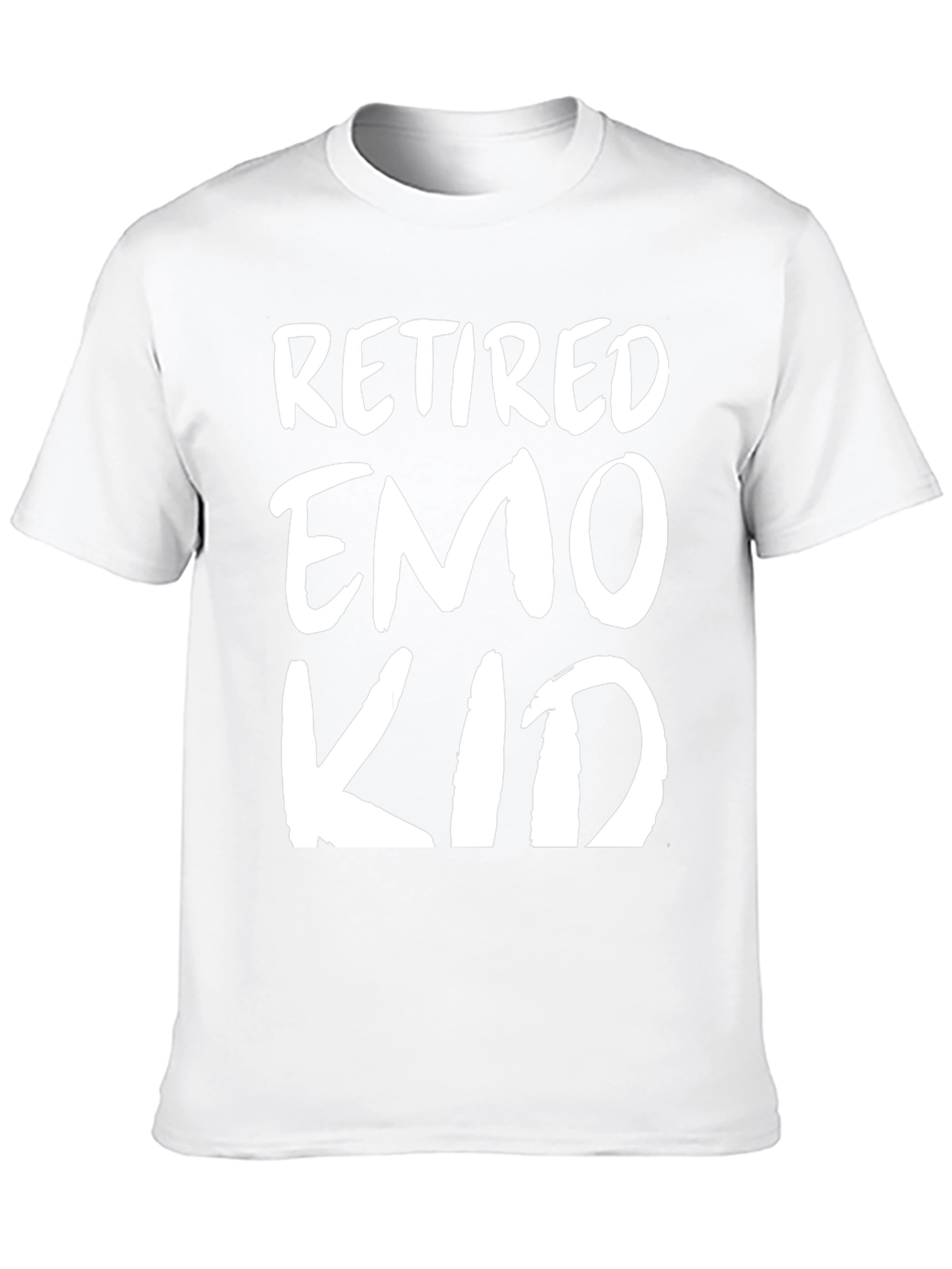 Retired Emo Kid Black Graphic T-Shirt
