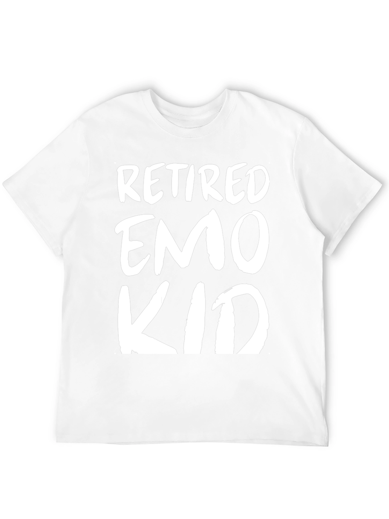 Retired Emo Kid Black Graphic T-Shirt
