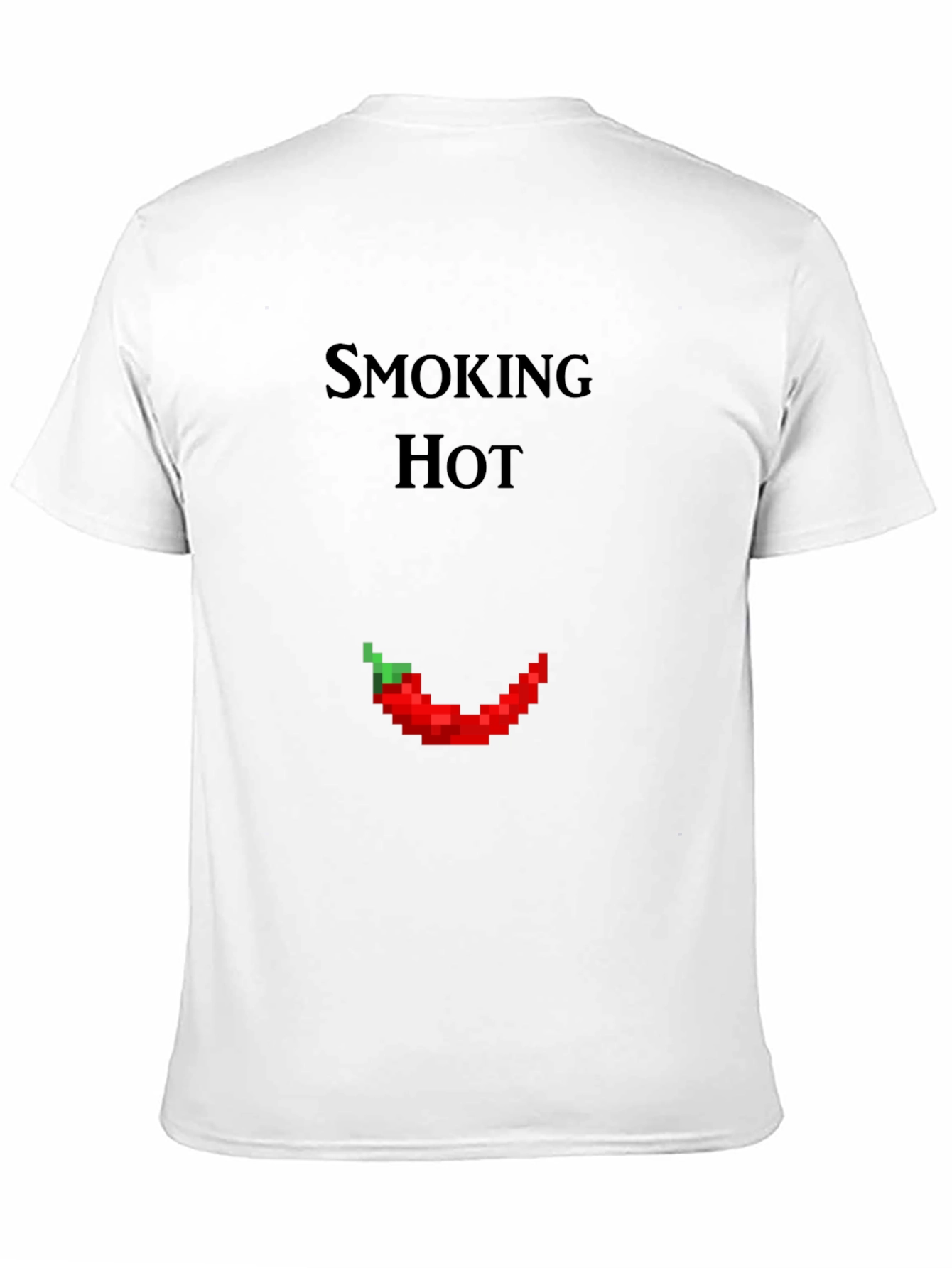 Smoking Hot Pixel Pepper Graphic T-Shirt