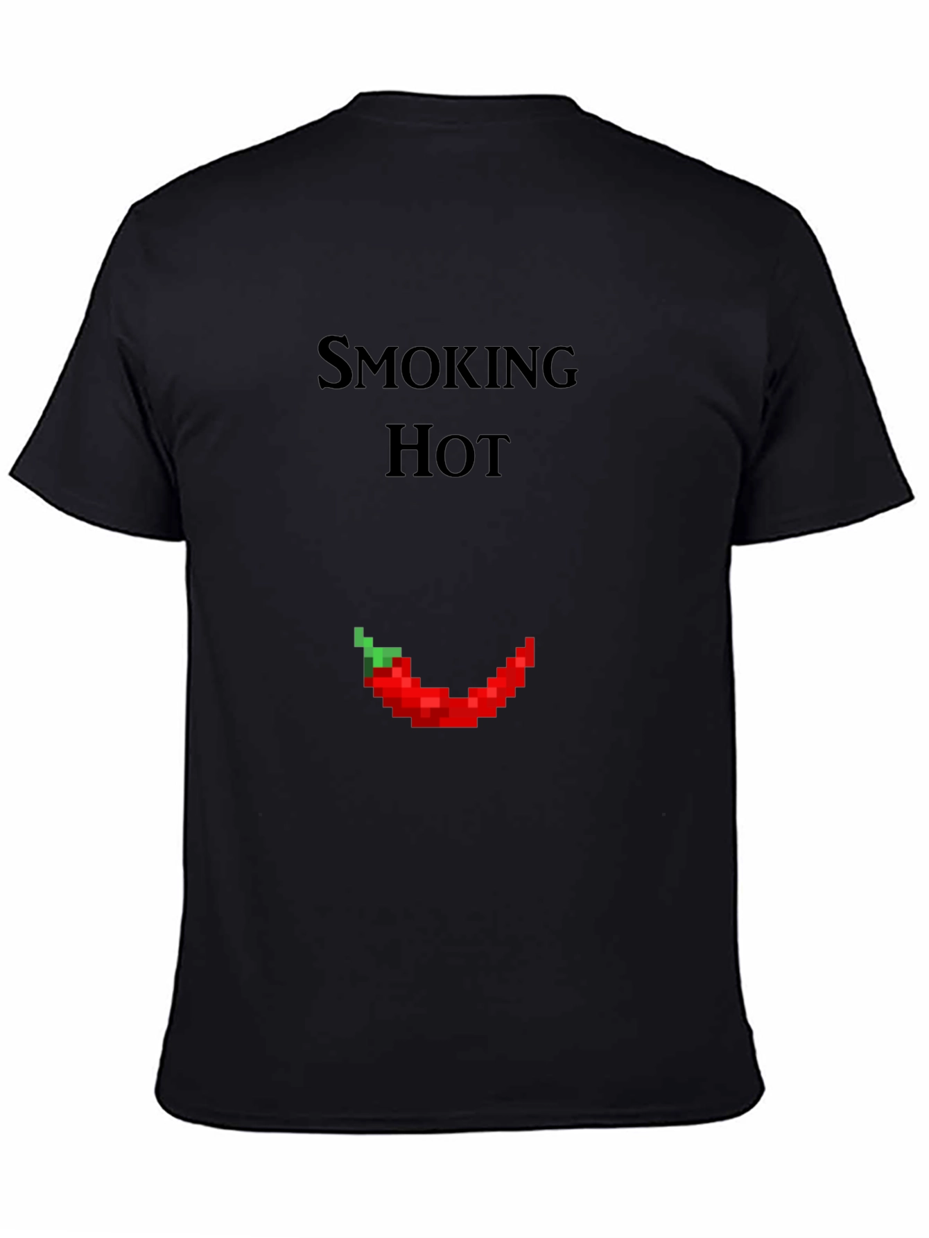 Smoking Hot Pixel Pepper Graphic T-Shirt