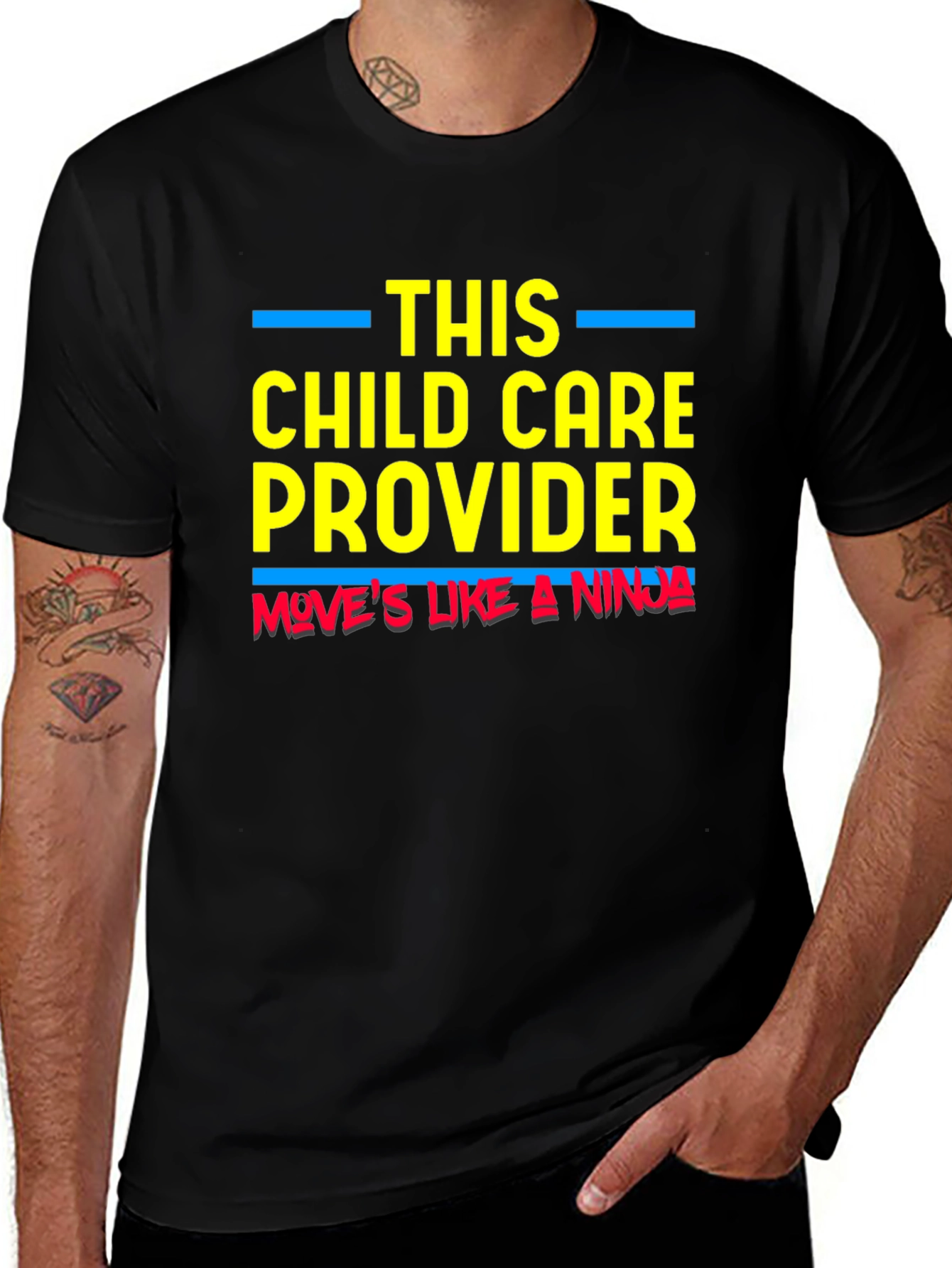 Child Care Provider Ninja T-Shirt