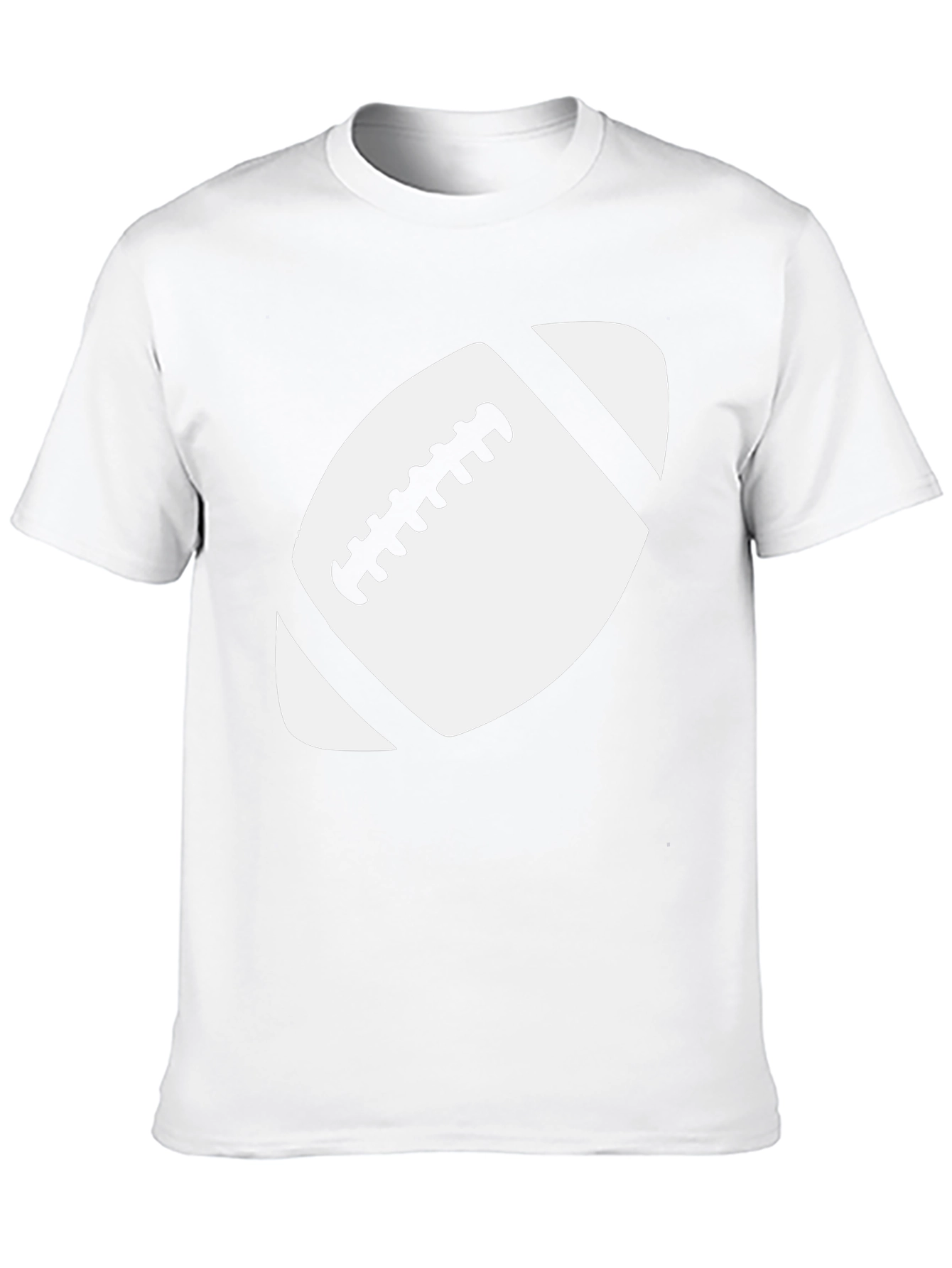 Football Graphic T-Shirt - Black Casual Tee