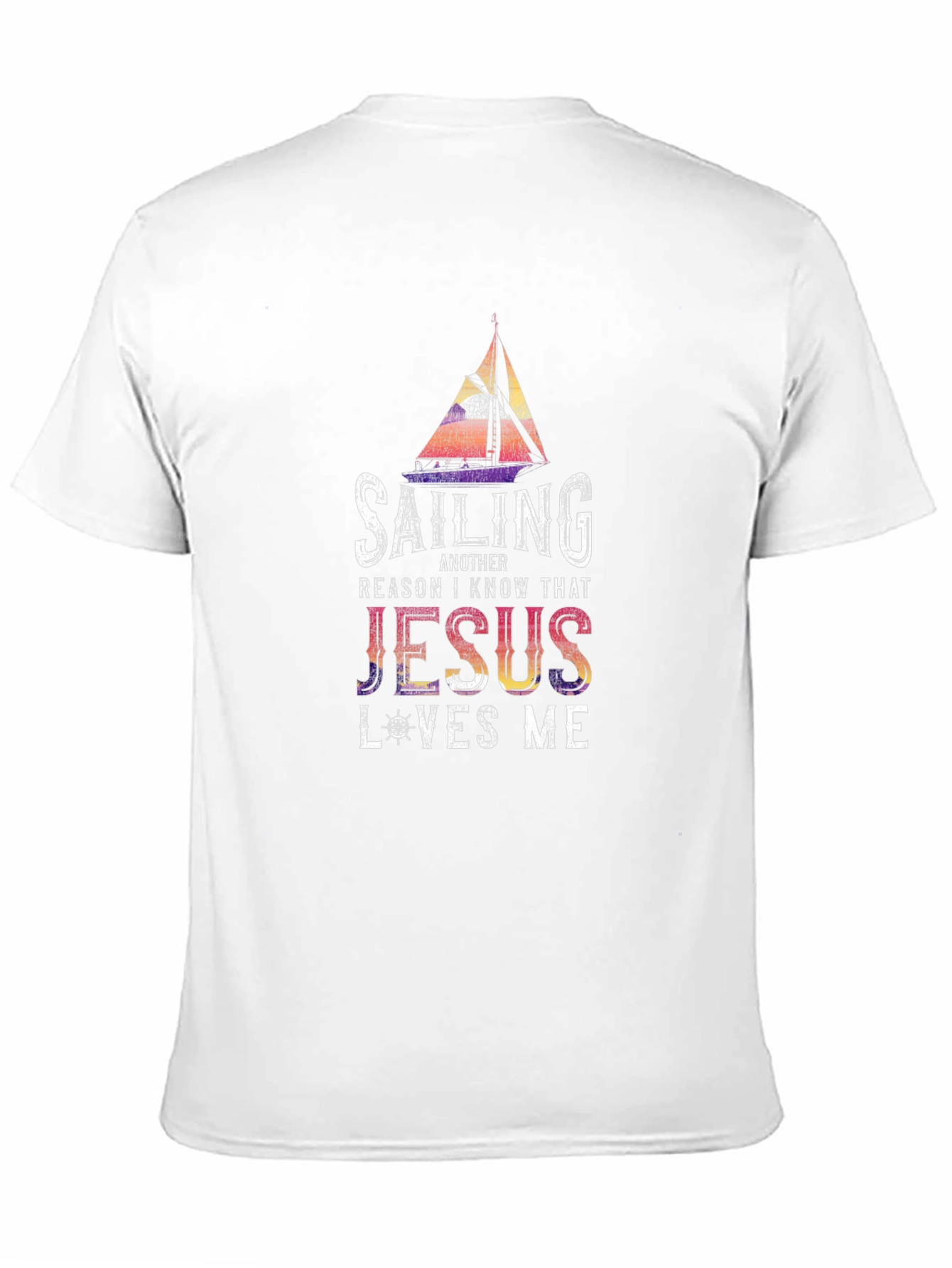 Sailing Jesus Loves Me Graphic Tee