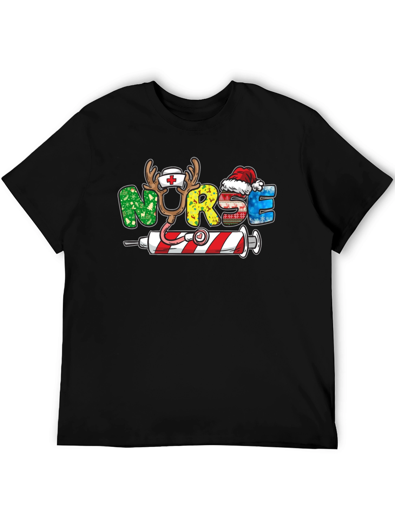 Christmas Nurse Graphic Tee