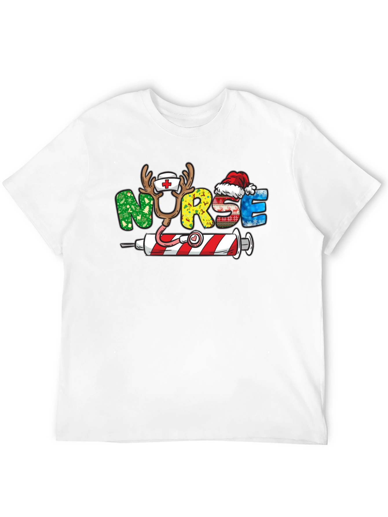 Christmas Nurse Graphic Tee