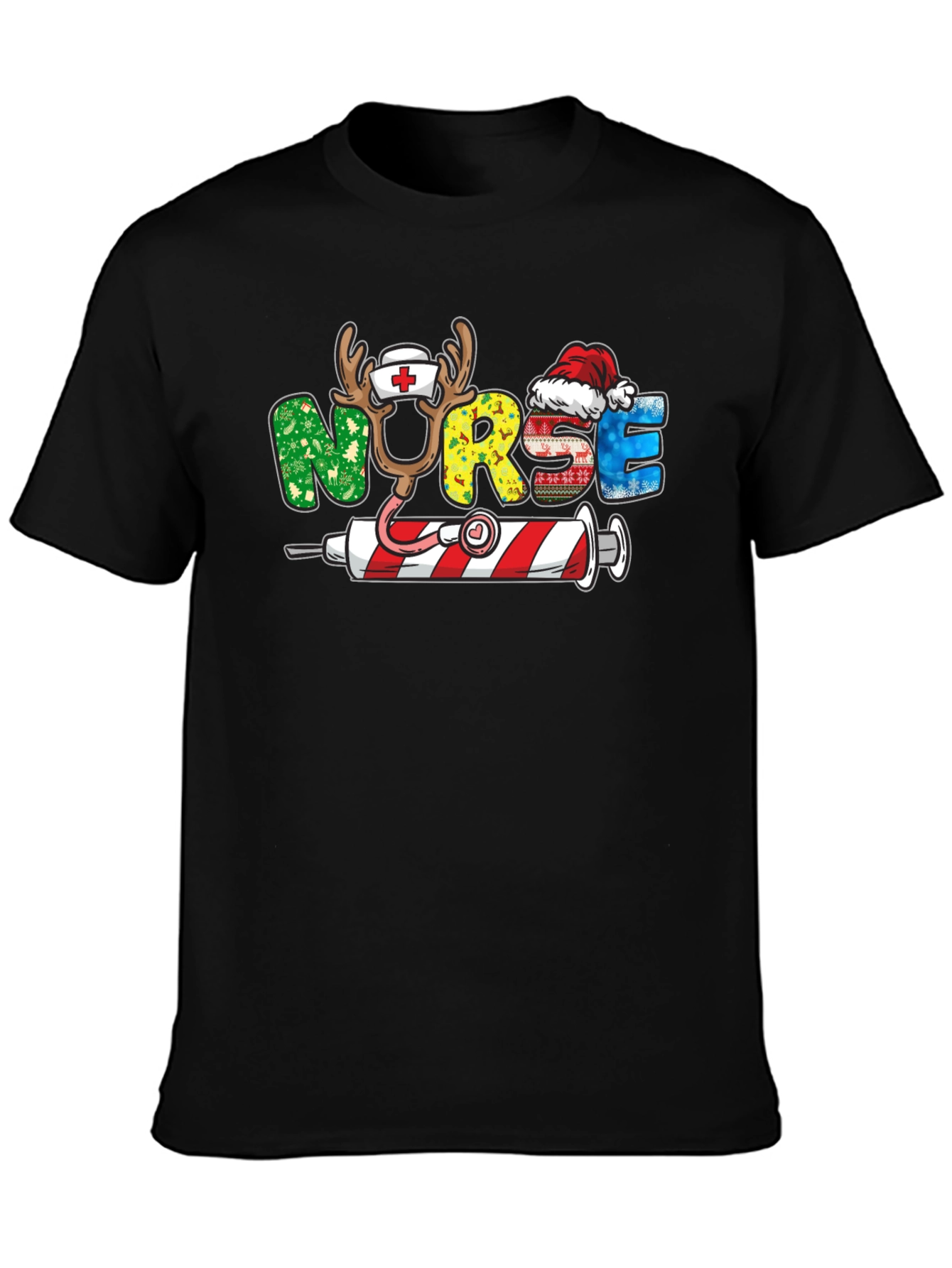 Christmas Nurse Graphic Tee