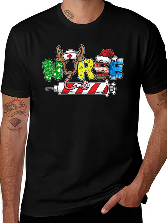 Christmas Nurse Graphic Tee