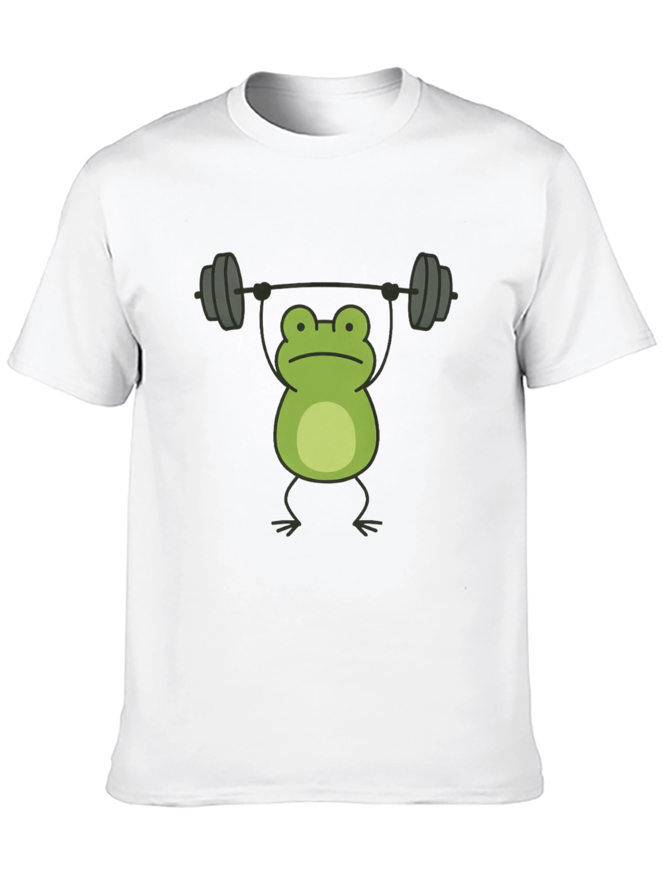 Frog Lifting Weights T-Shirt - Gym Humor Tee