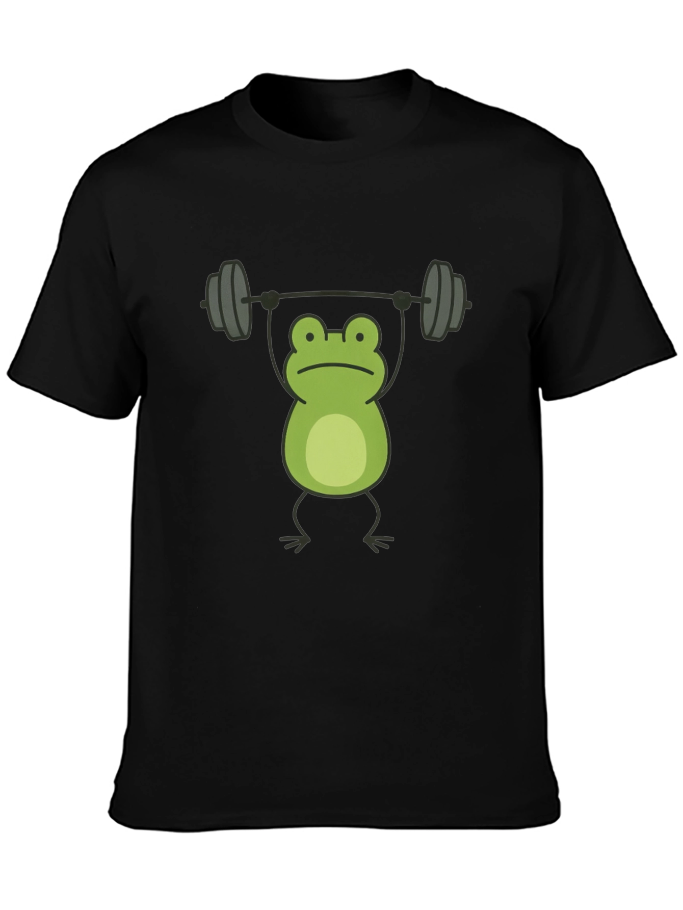 Frog Lifting Weights T-Shirt - Gym Humor Tee