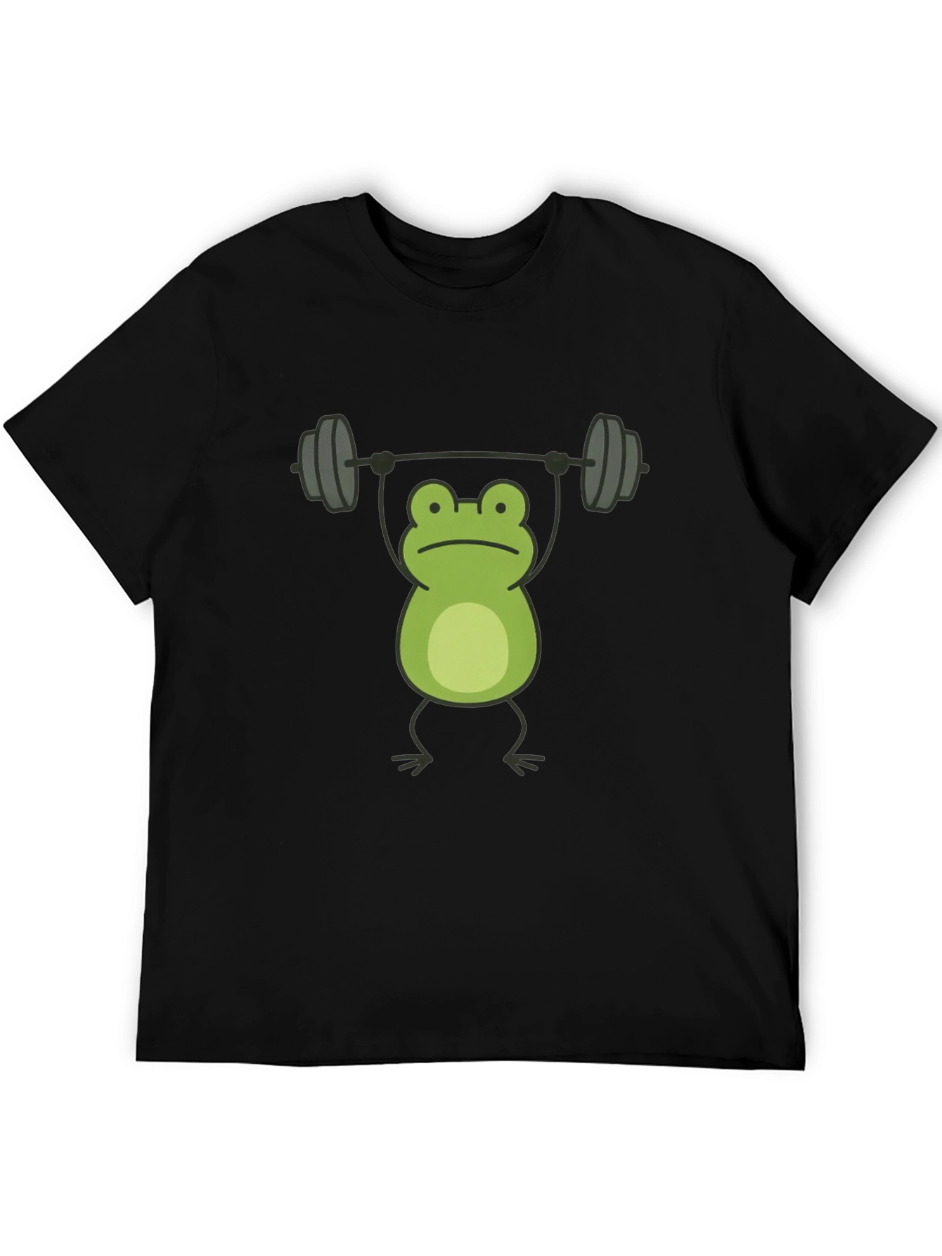 Frog Lifting Weights T-Shirt - Gym Humor Tee