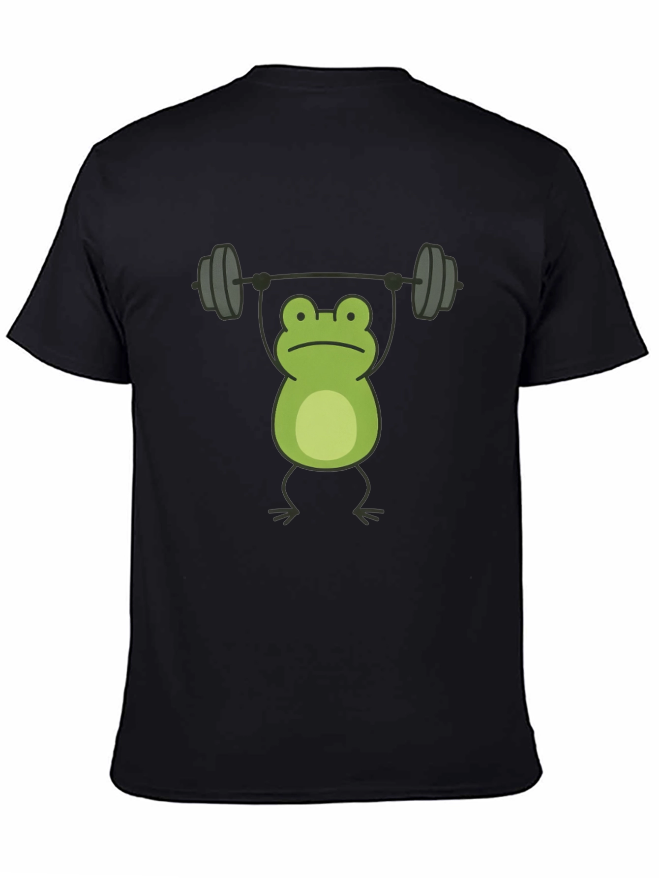 Frog Lifting Weights T-Shirt - Gym Humor Tee