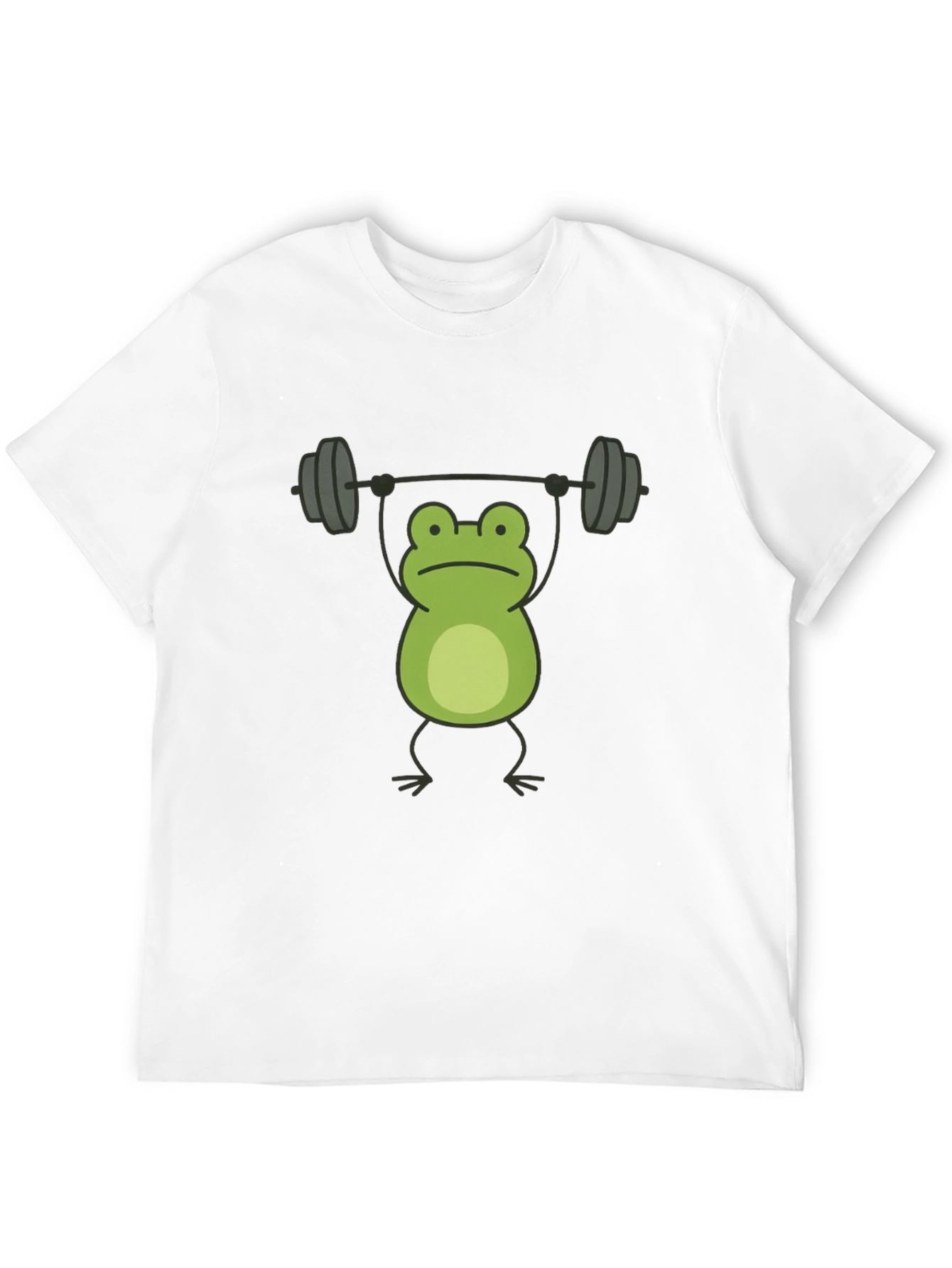 Frog Lifting Weights T-Shirt - Gym Humor Tee