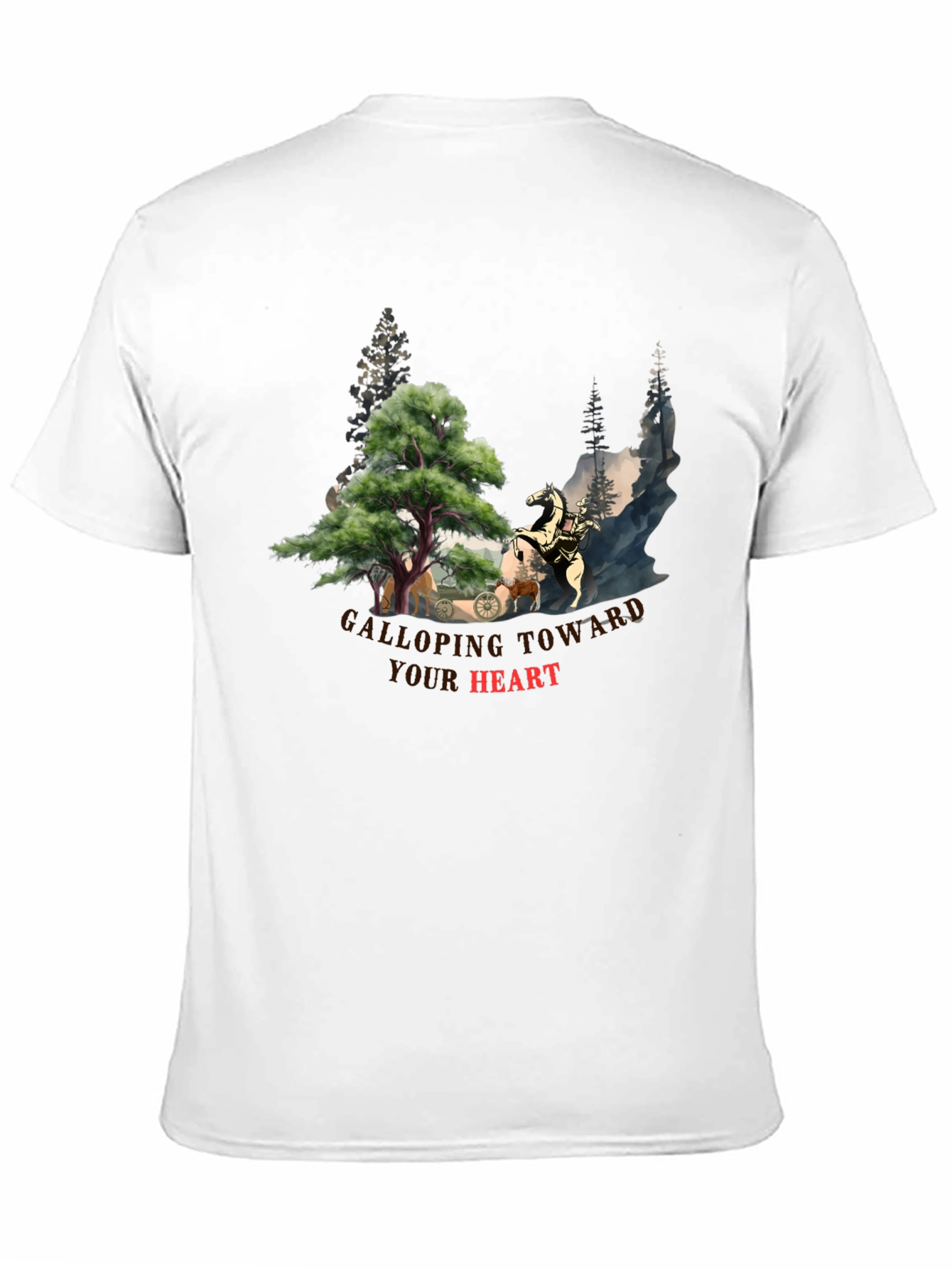 Galloping Toward Your Heart Graphic Tee