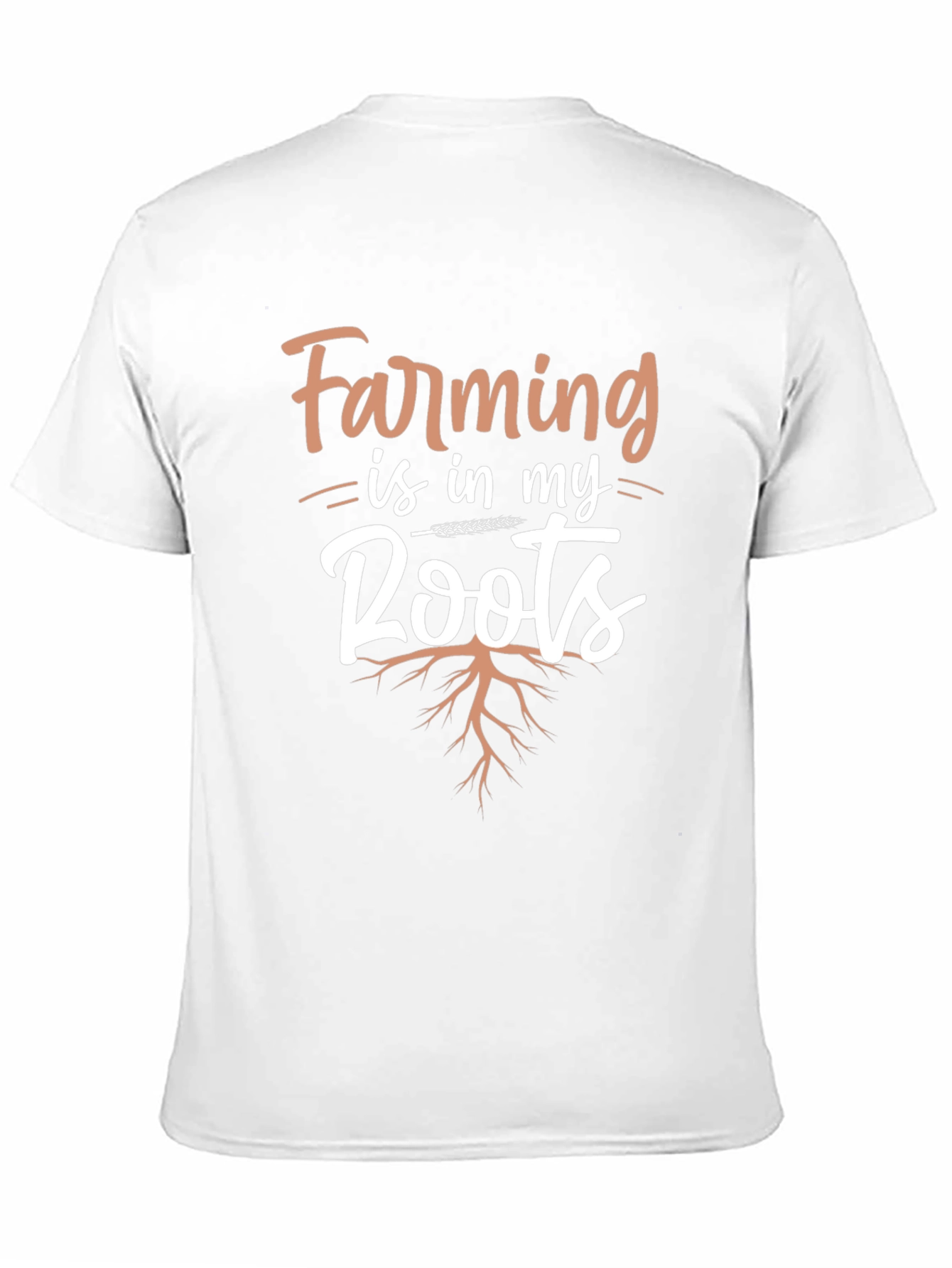 Farming Roots Graphic T-Shirt - Black