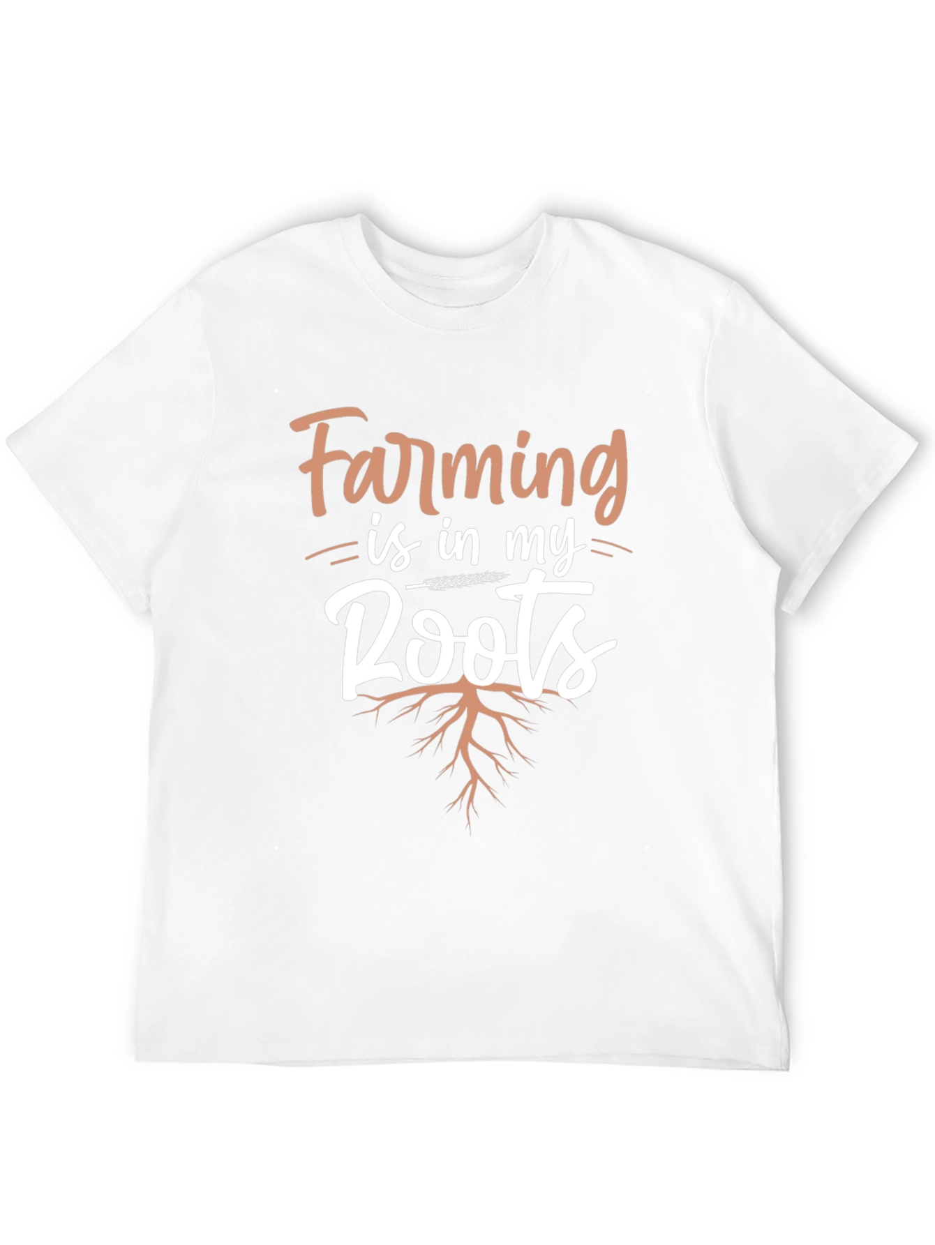 Farming Roots Graphic T-Shirt - Black