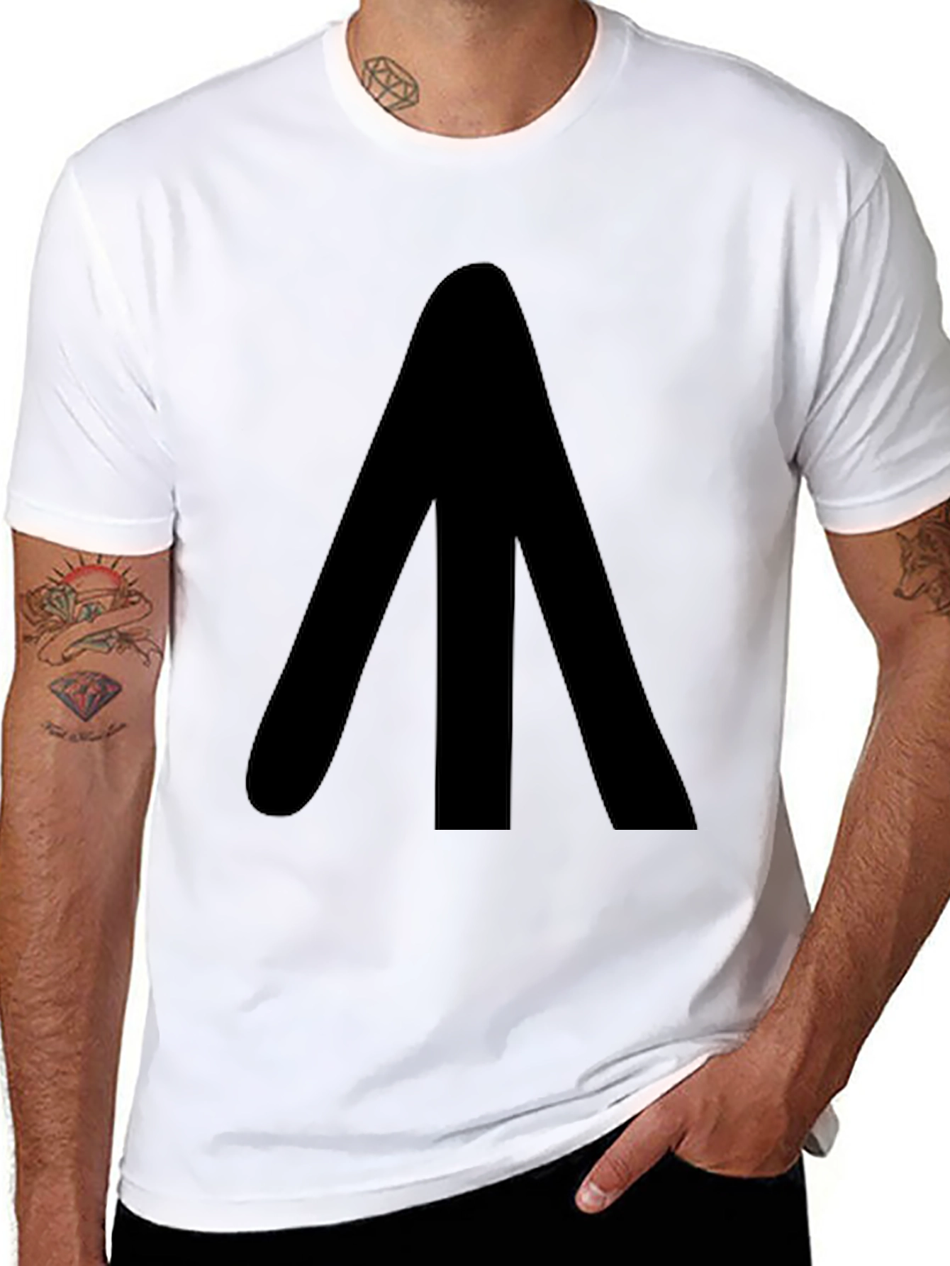 Minimalist Arrow T-Shirt - Modern Style