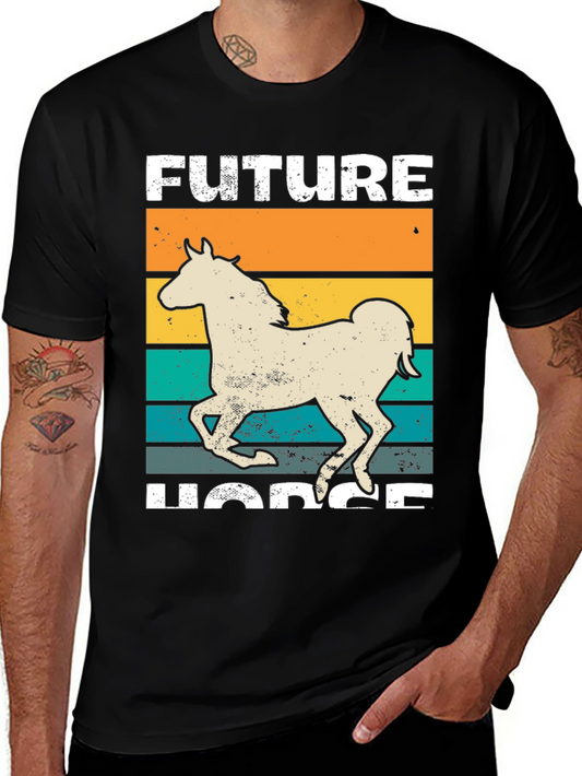 Future Horse Graphic T-Shirt
