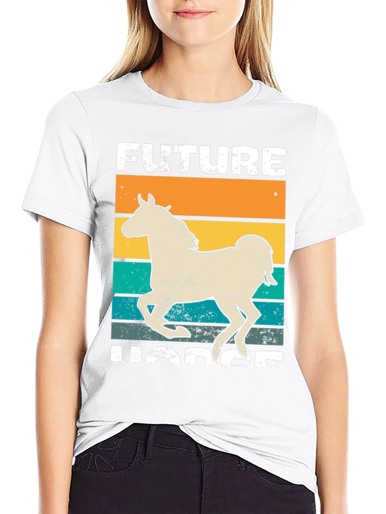 Future Horse Graphic T-Shirt