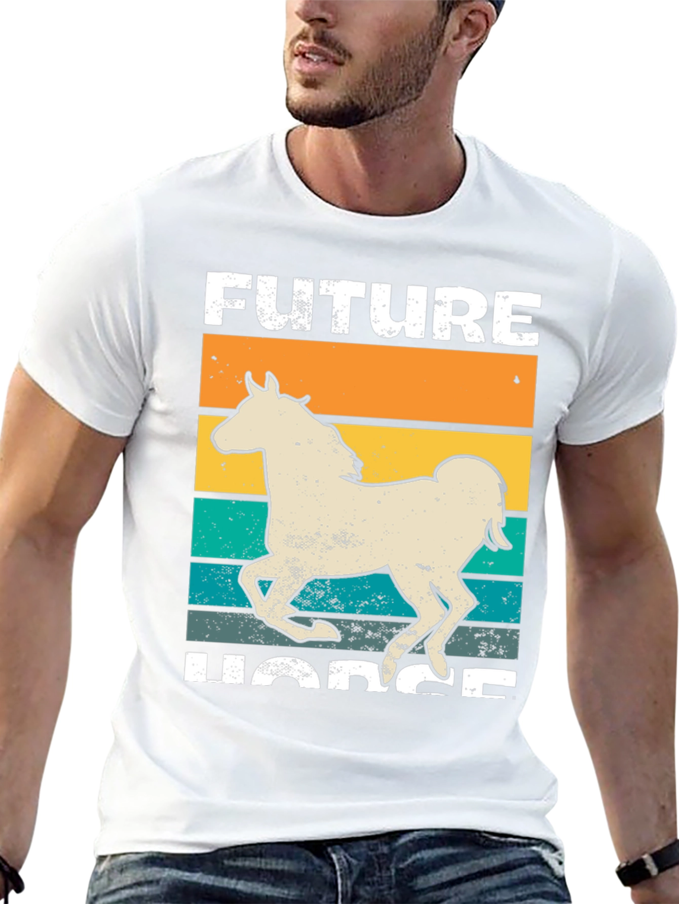Future Horse Graphic T-Shirt