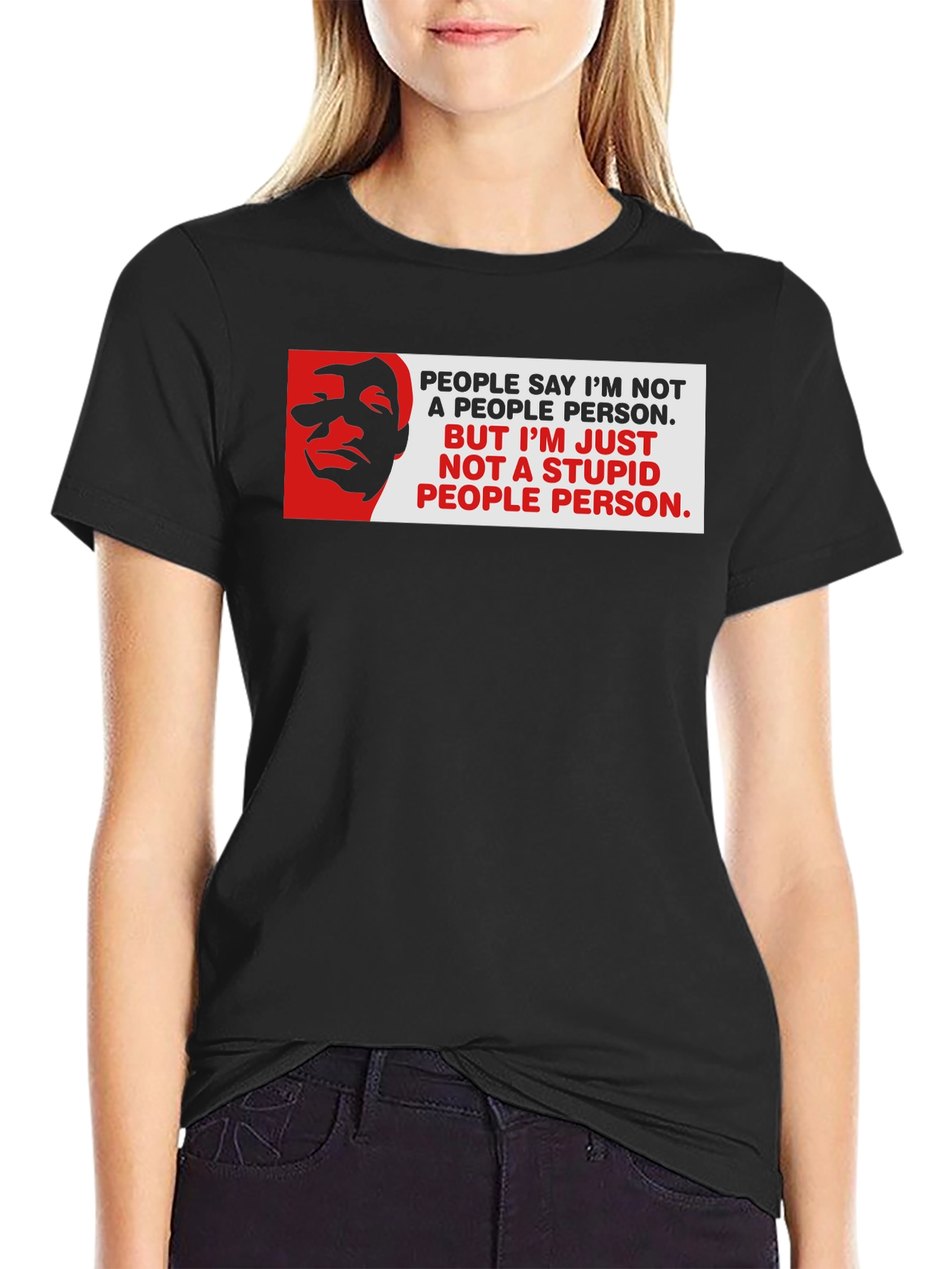 Funny Not a People Person Graphic T-Shirt