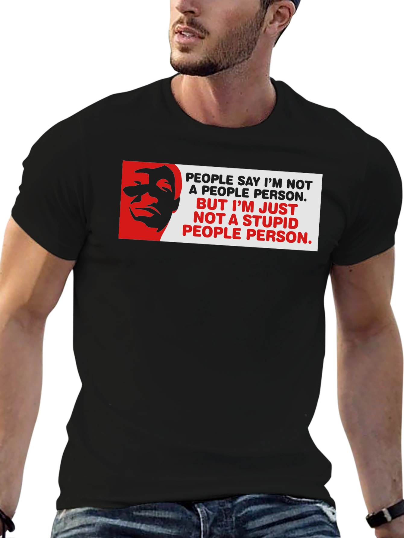 Funny Not a People Person Graphic T-Shirt