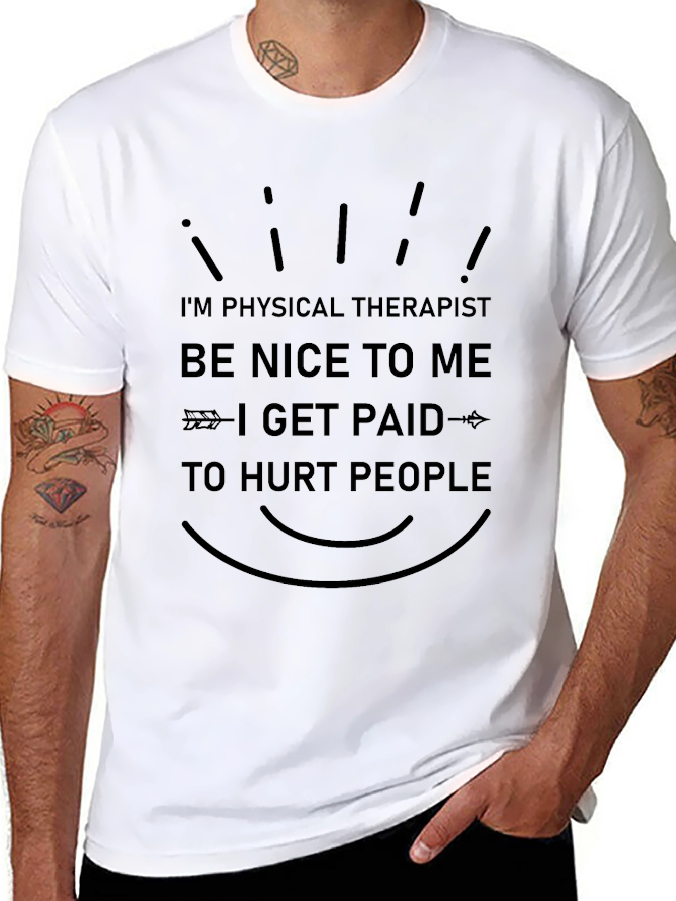 Funny Physical Therapist T-Shirt - Hurt People