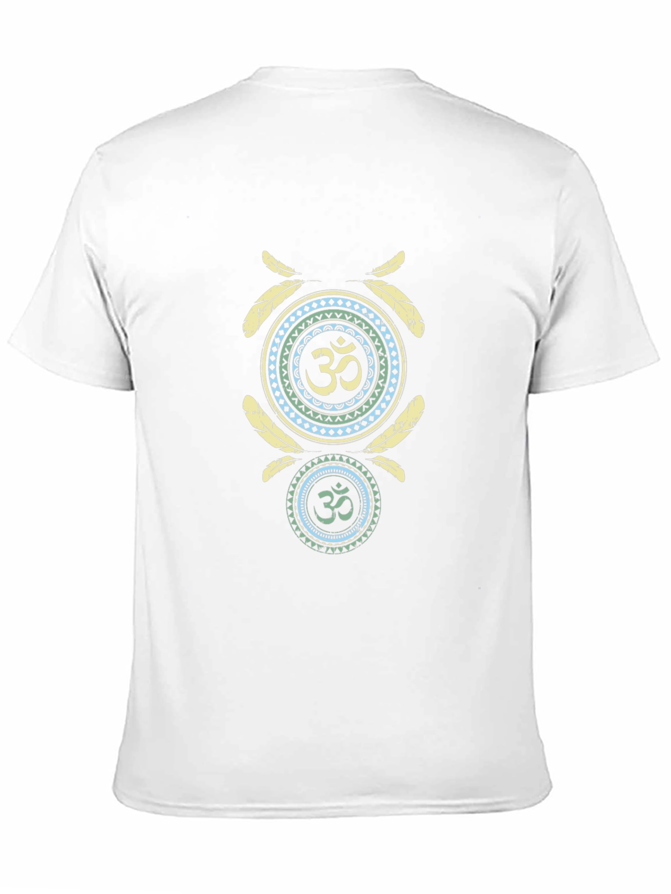 Om Symbol Black T-Shirt: Spiritual Design Casual Wear