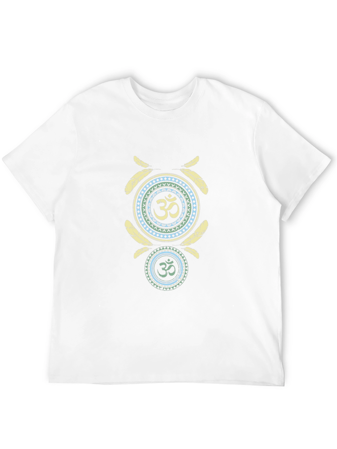Om Symbol Black T-Shirt: Spiritual Design Casual Wear