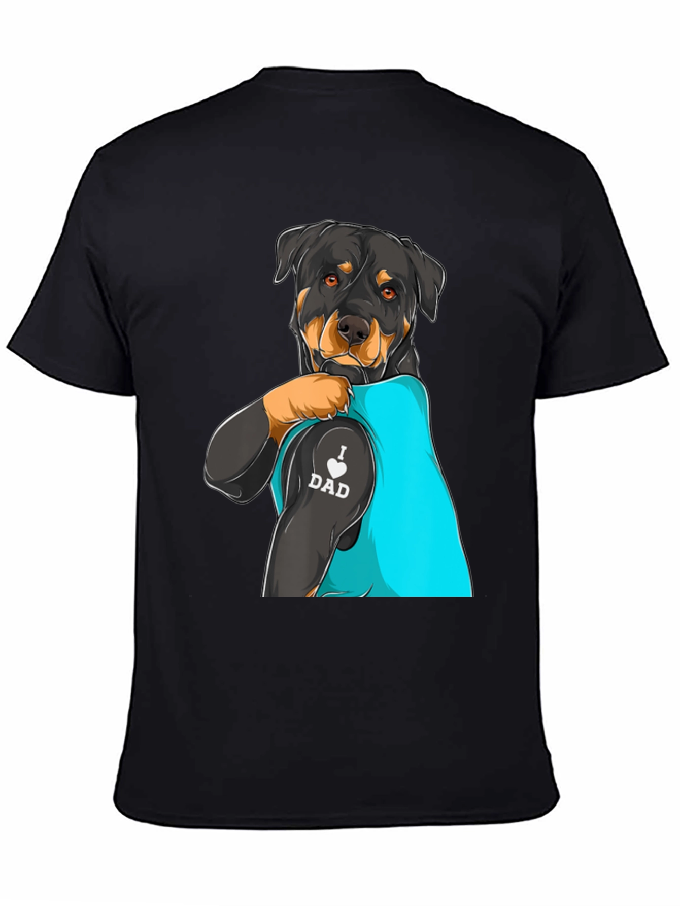 Rottweiler Dog Dad Tattoo T-Shirt