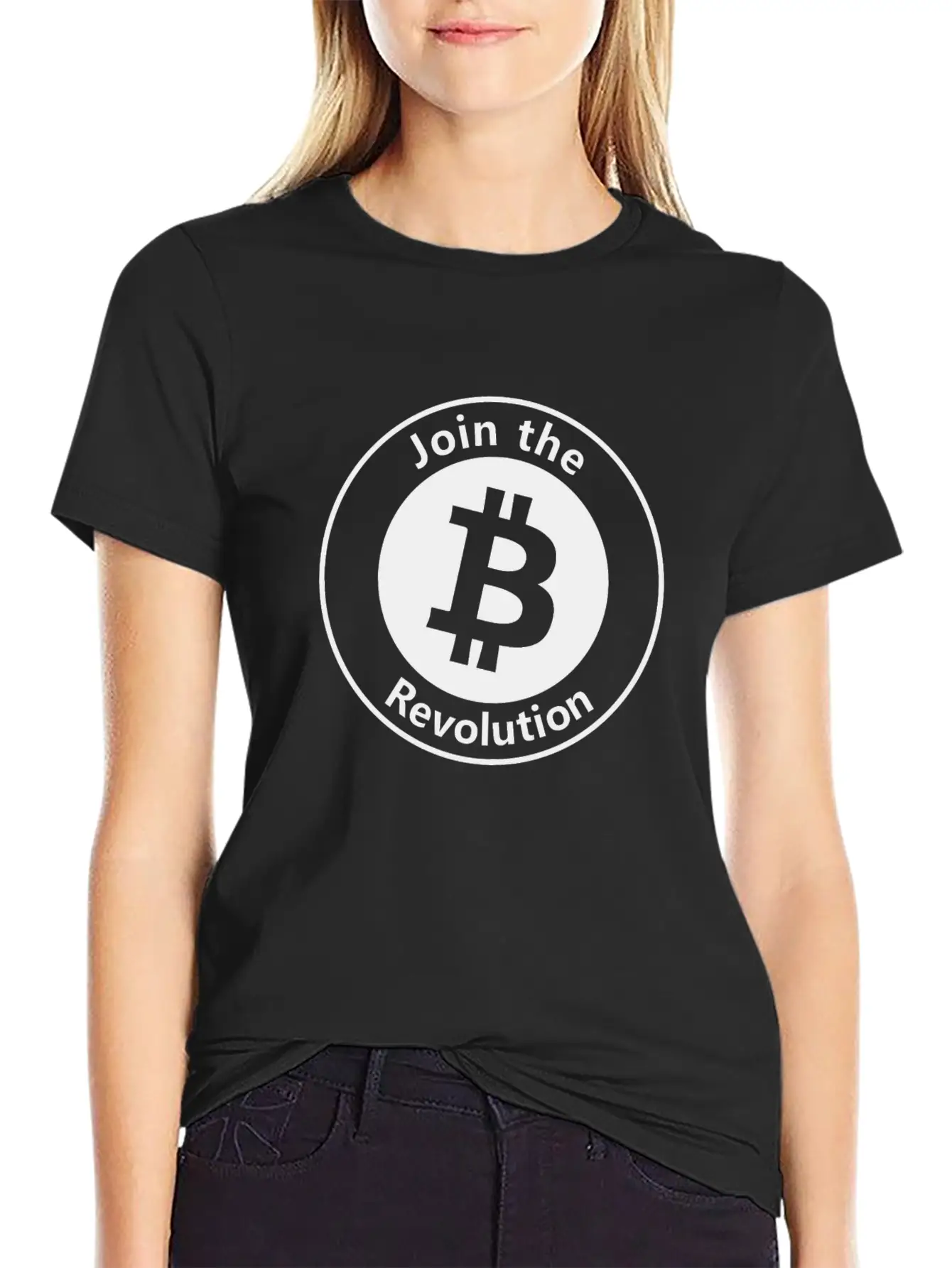 Join The Bitcoin Revolution Unisex Casual T-Shirt – Clean Design For Daily Comfort