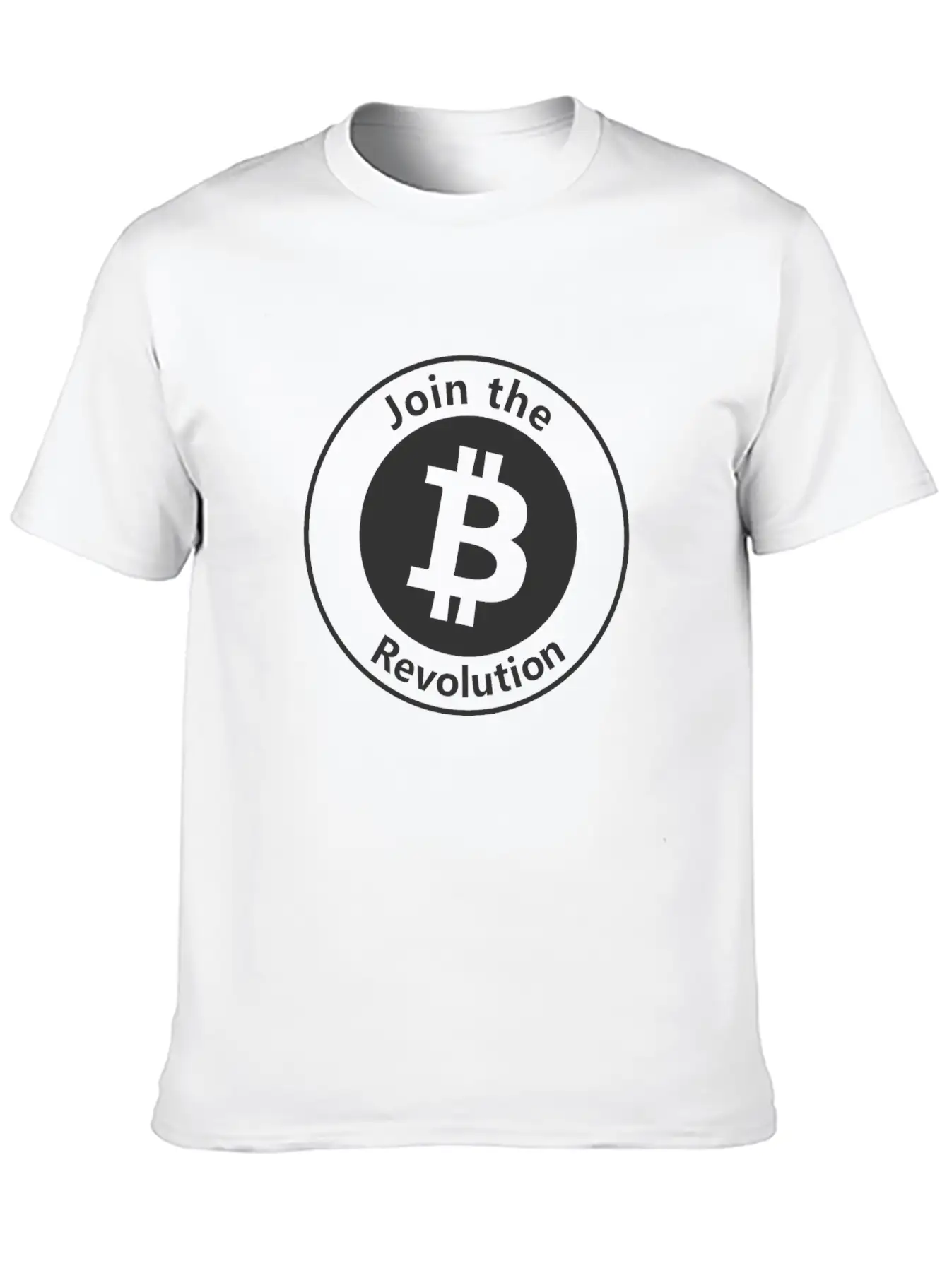 Join The Bitcoin Revolution Unisex Casual T-Shirt – Clean Design For Daily Comfort