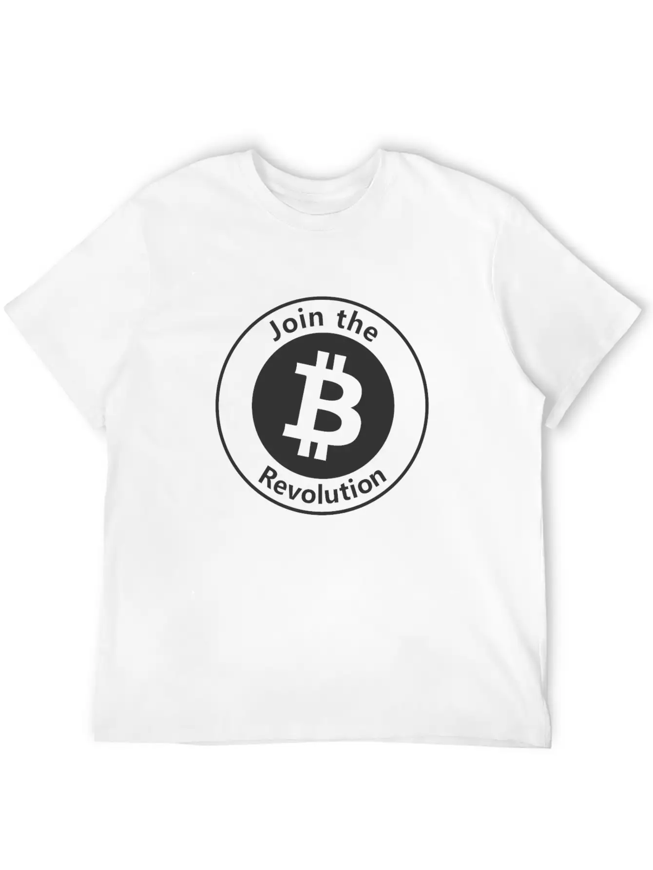 Join The Bitcoin Revolution Unisex Casual T-Shirt – Clean Design For Daily Comfort