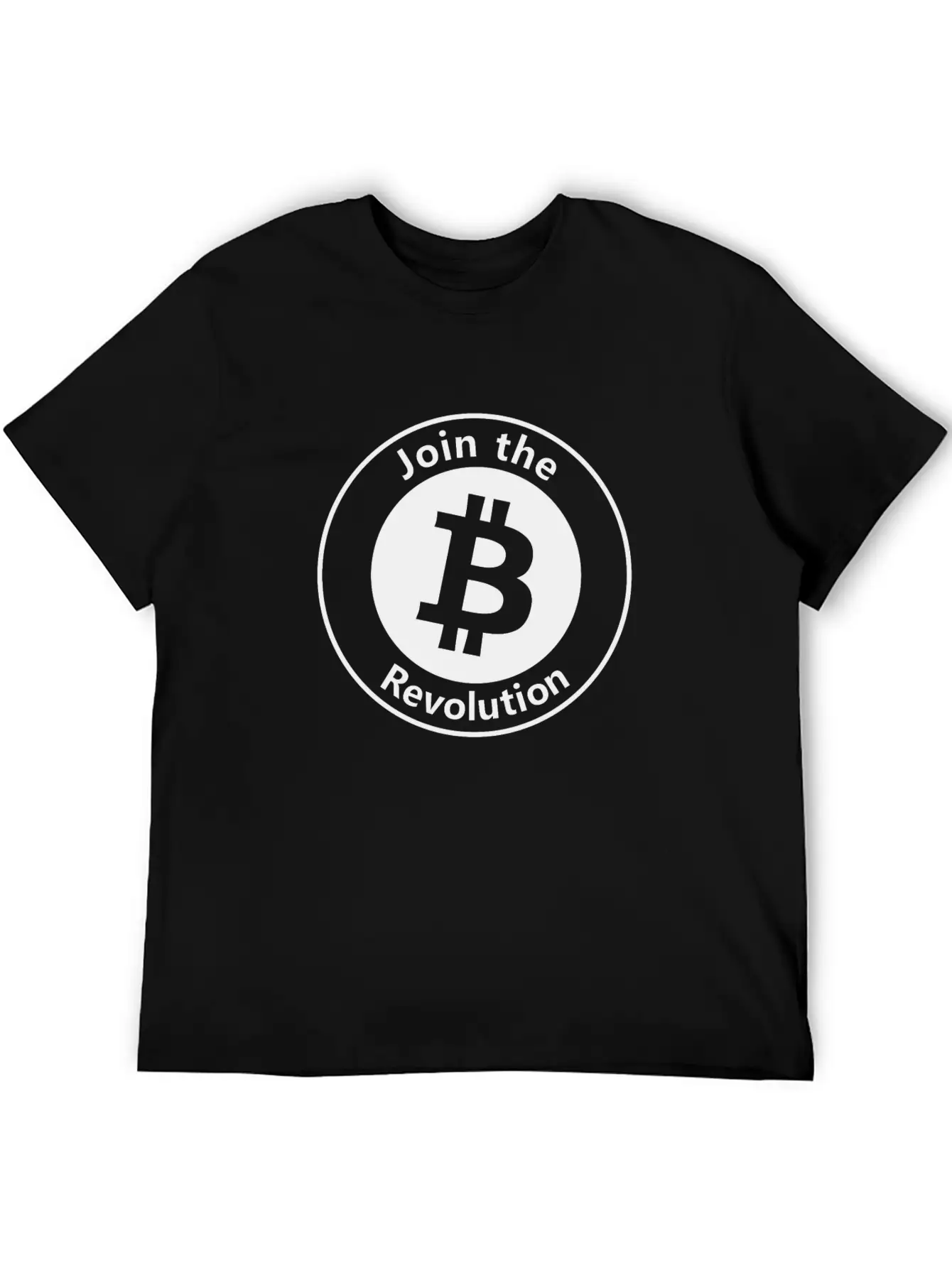 Join The Bitcoin Revolution Unisex Casual T-Shirt – Clean Design For Daily Comfort