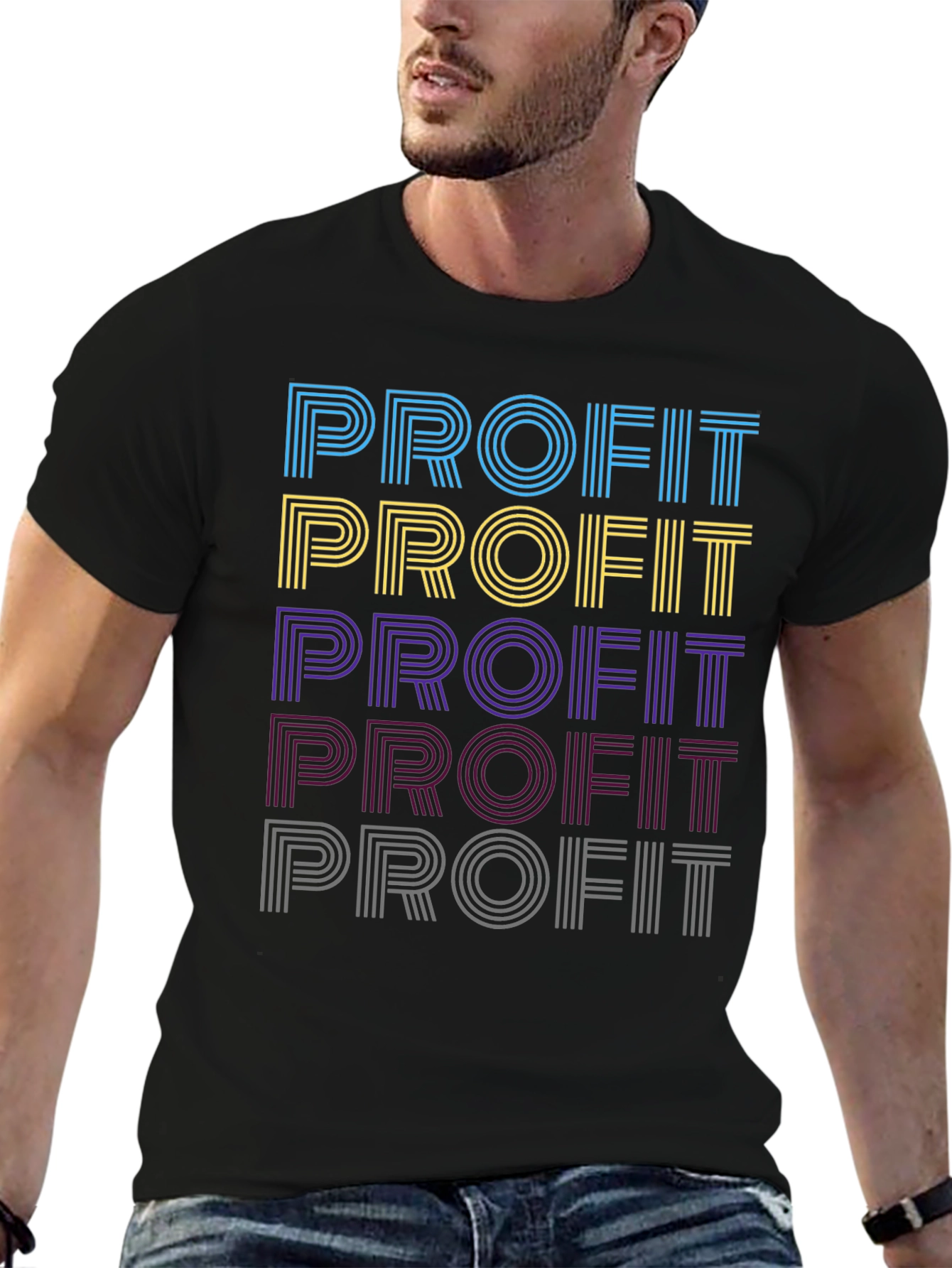 Retro Profit Graphic Tee - Unisex T-Shirt