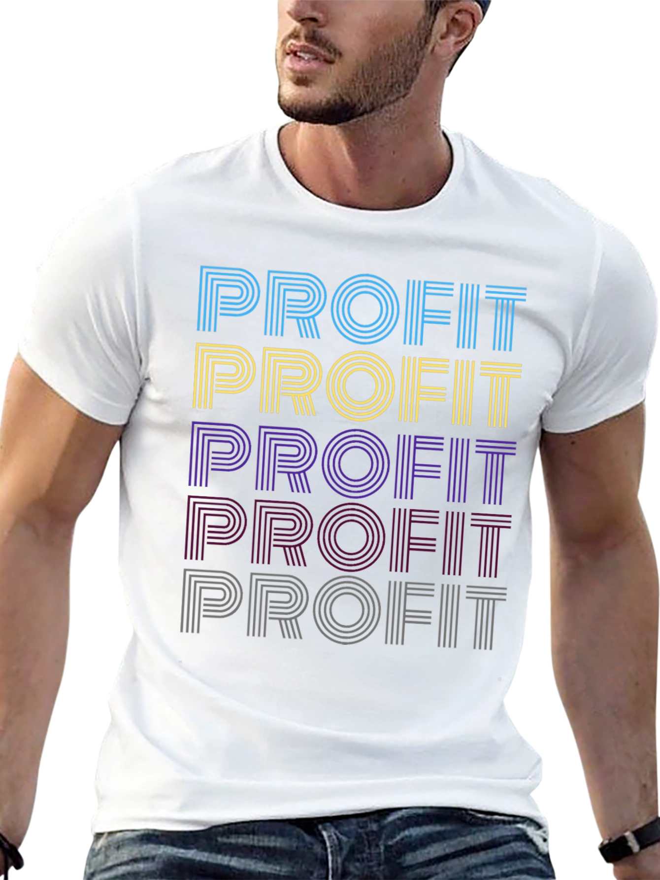 Retro Profit Graphic Tee - Unisex T-Shirt