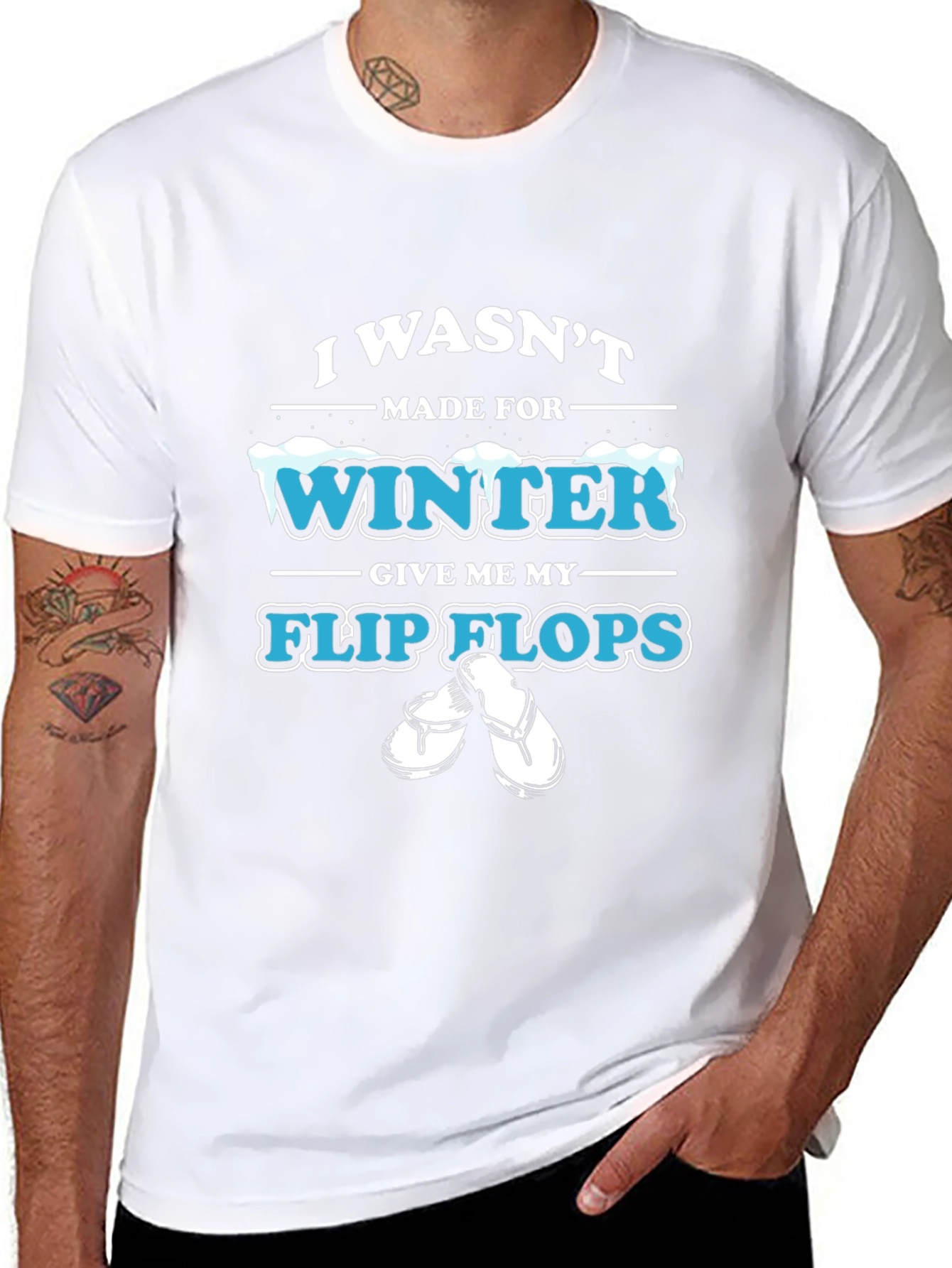 Winter Flip Flops T-Shirt