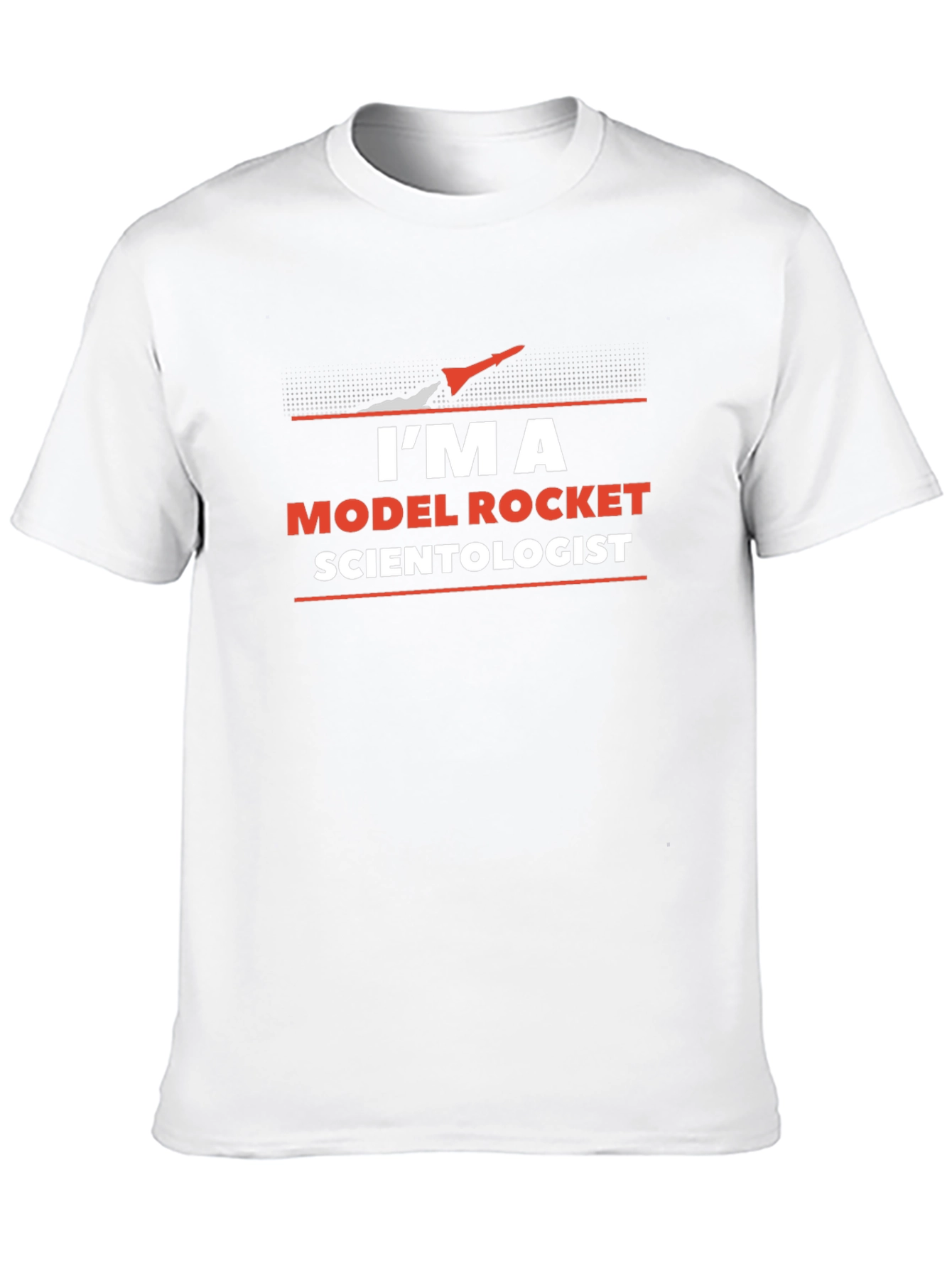 Im a Model Rocket Scientist Black T-Shirt