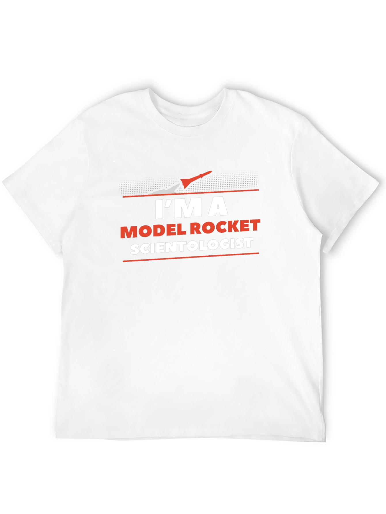 Im a Model Rocket Scientist Black T-Shirt