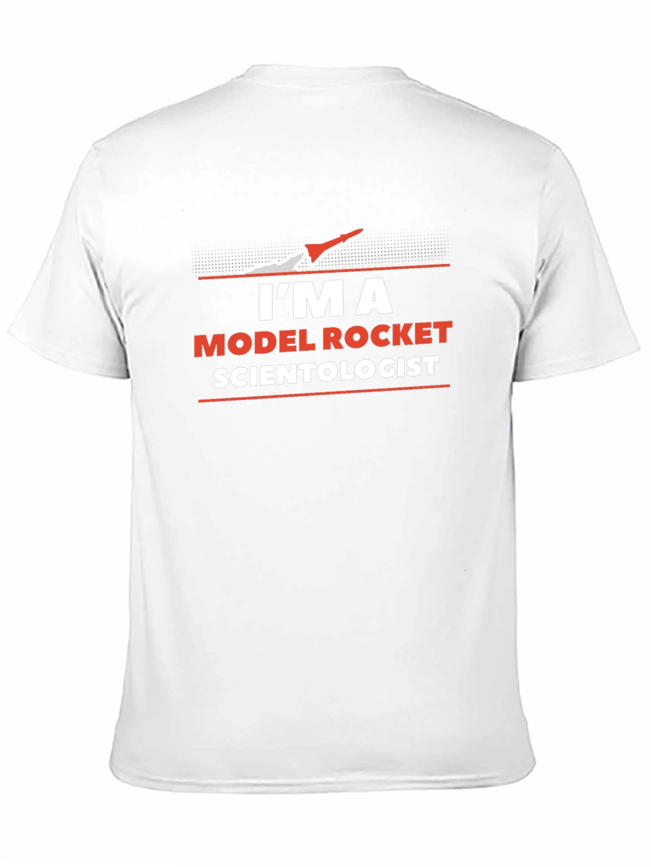 Im a Model Rocket Scientist Black T-Shirt