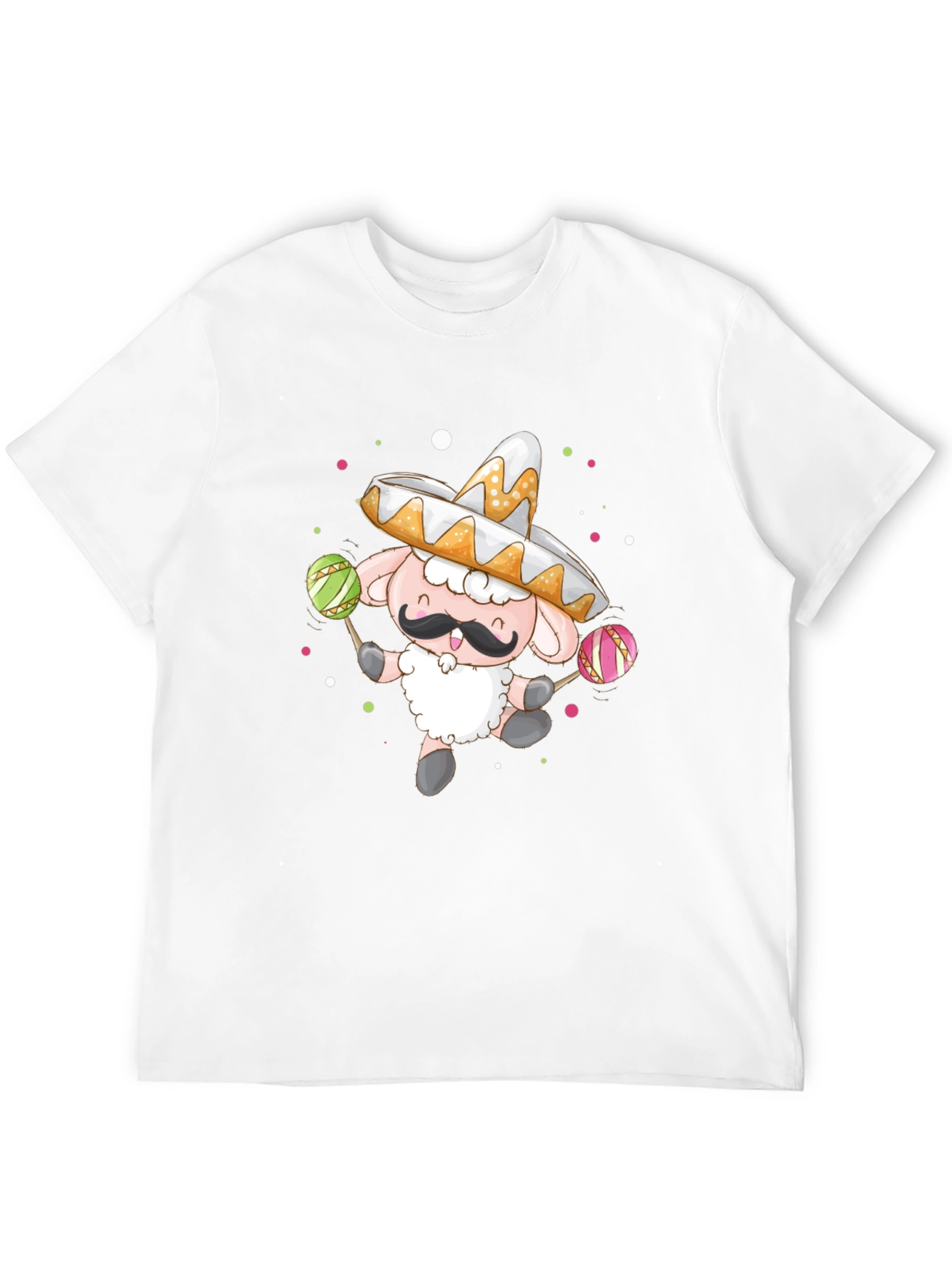 Fiesta Sheep T-Shirt - Playful Cinco de Mayo Style