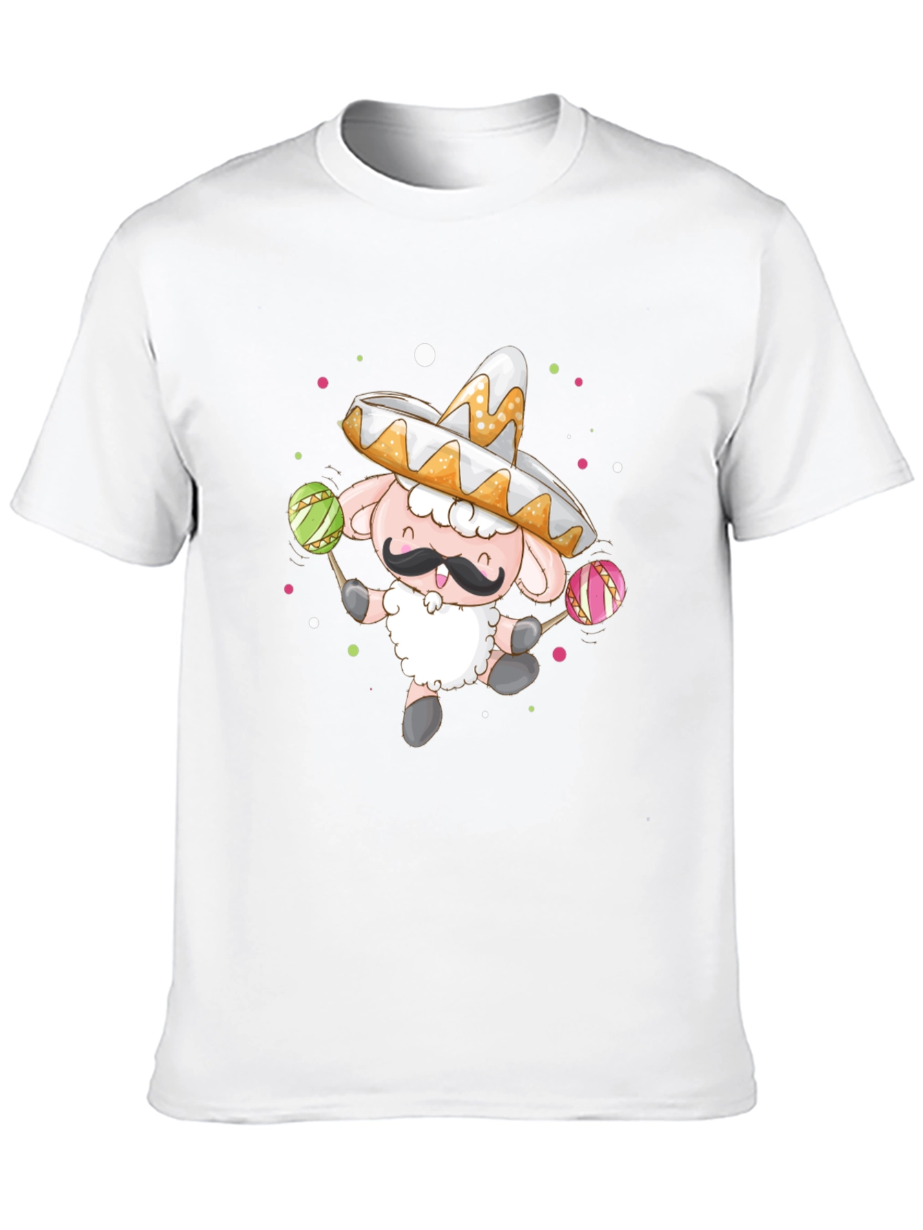 Fiesta Sheep T-Shirt - Playful Cinco de Mayo Style