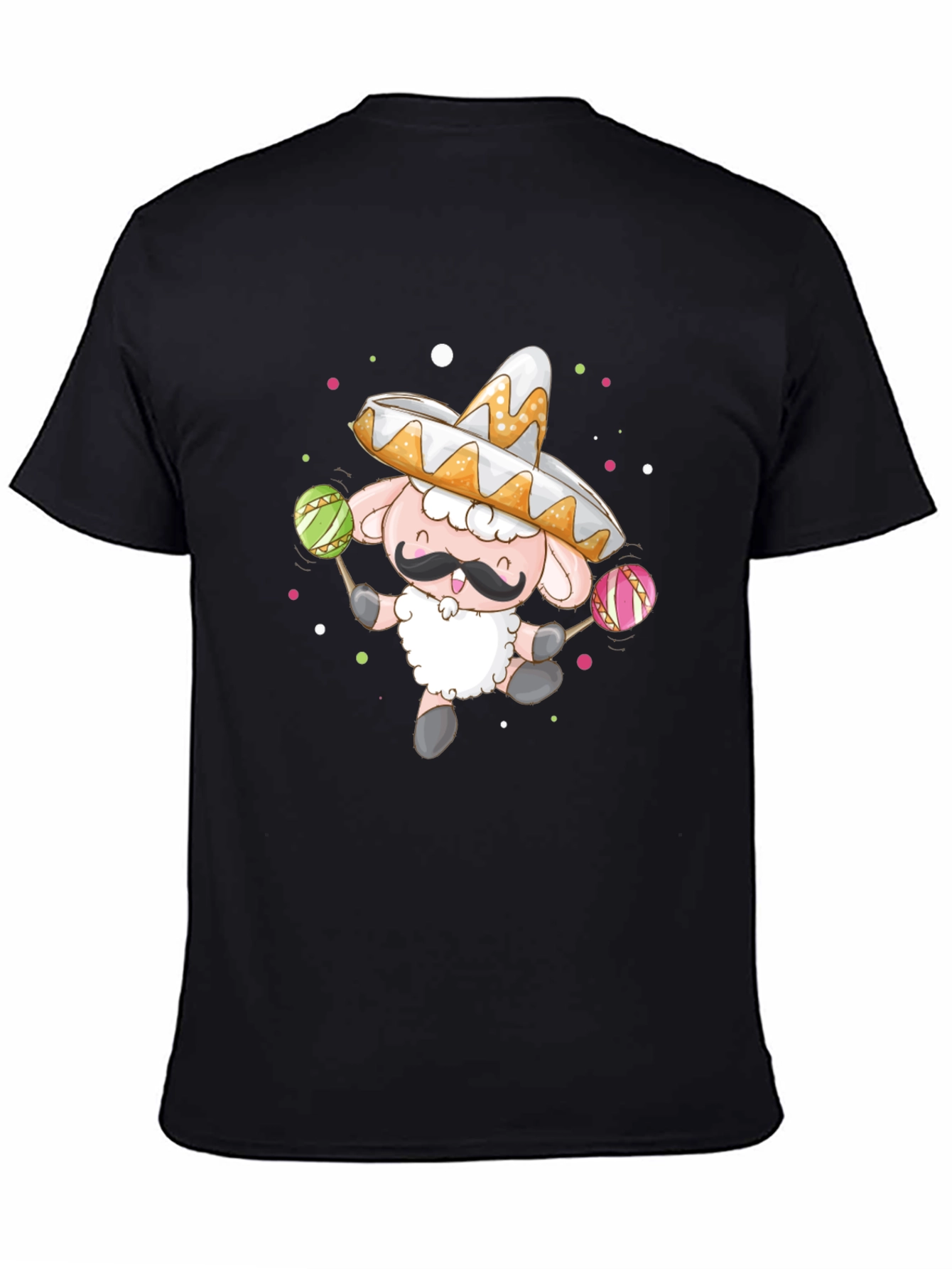 Fiesta Sheep T-Shirt - Playful Cinco de Mayo Style