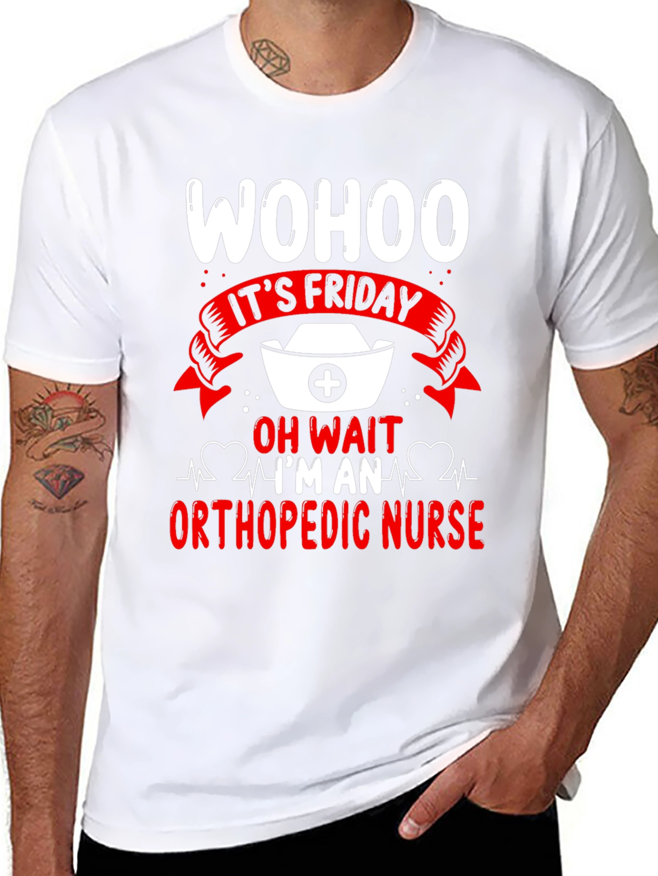 Wohoo Orthopedic Nurse Friday T-Shirt