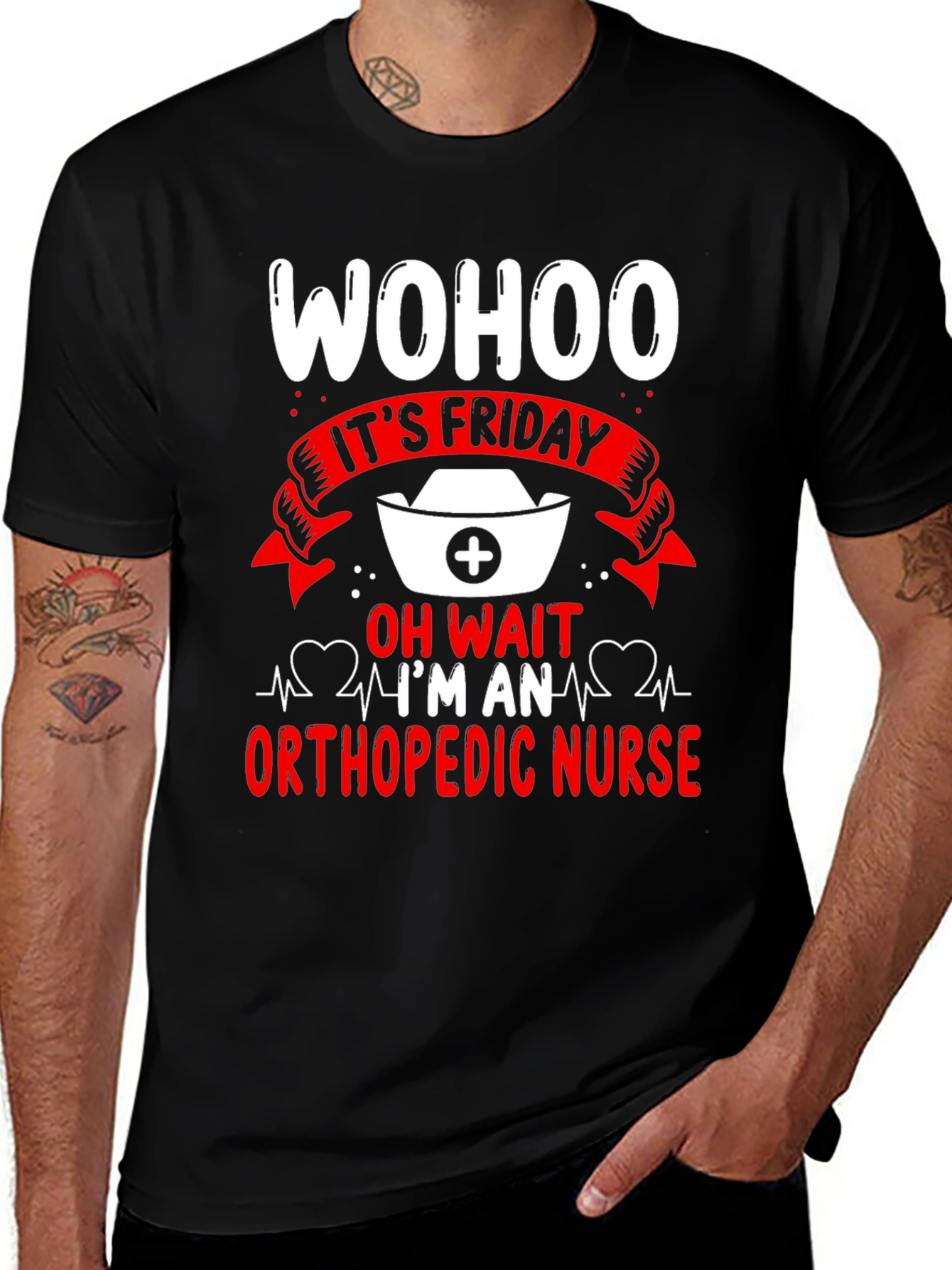 Wohoo Orthopedic Nurse Friday T-Shirt